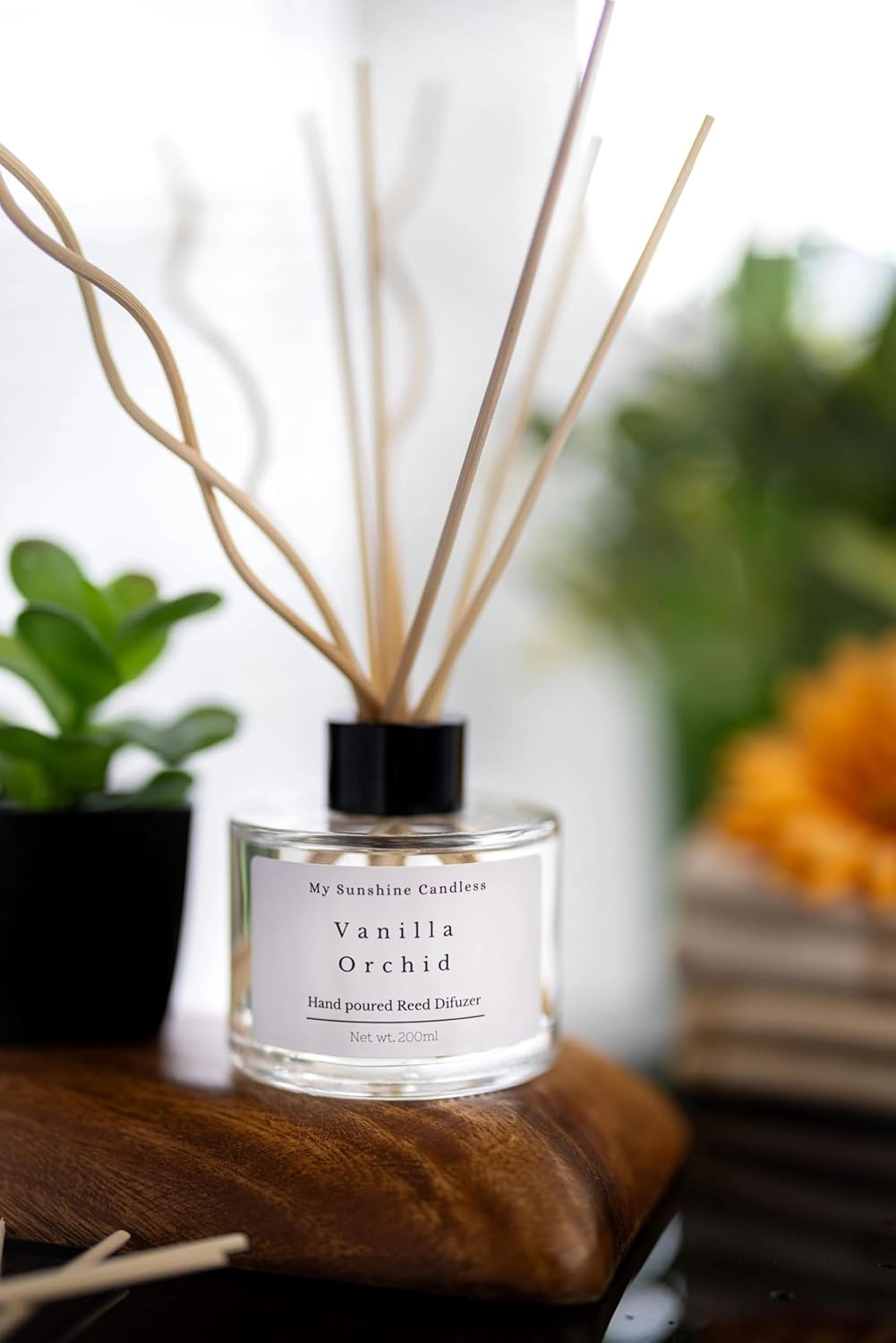 My Sunshine Candless Reed Diffuser Set with Sticks and Oil