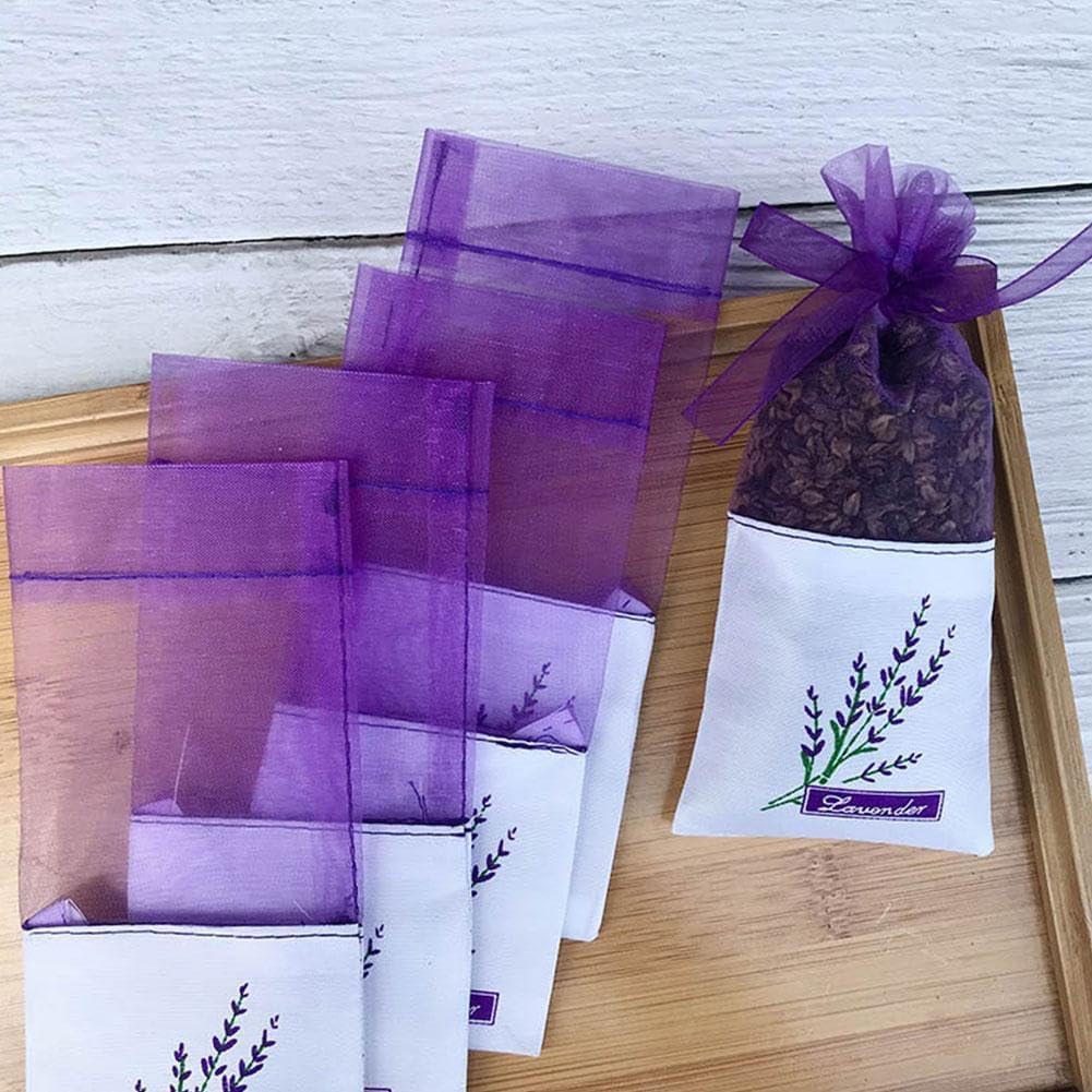 Empty Lavender Sachet Bags 50PCS for DIY Gifts Home Fragrance