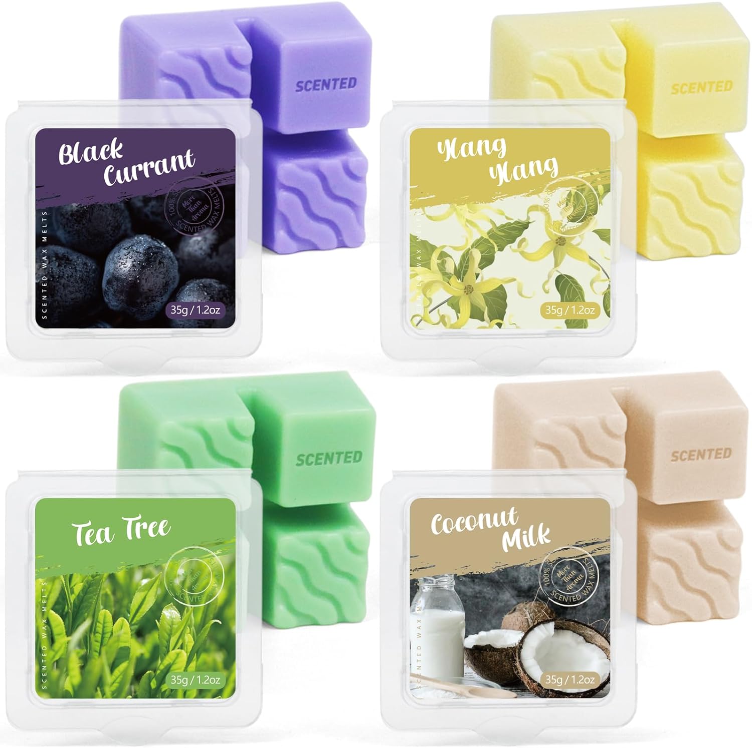 SENSHMAY Soy Wax Melts Gift Set 4 Scents