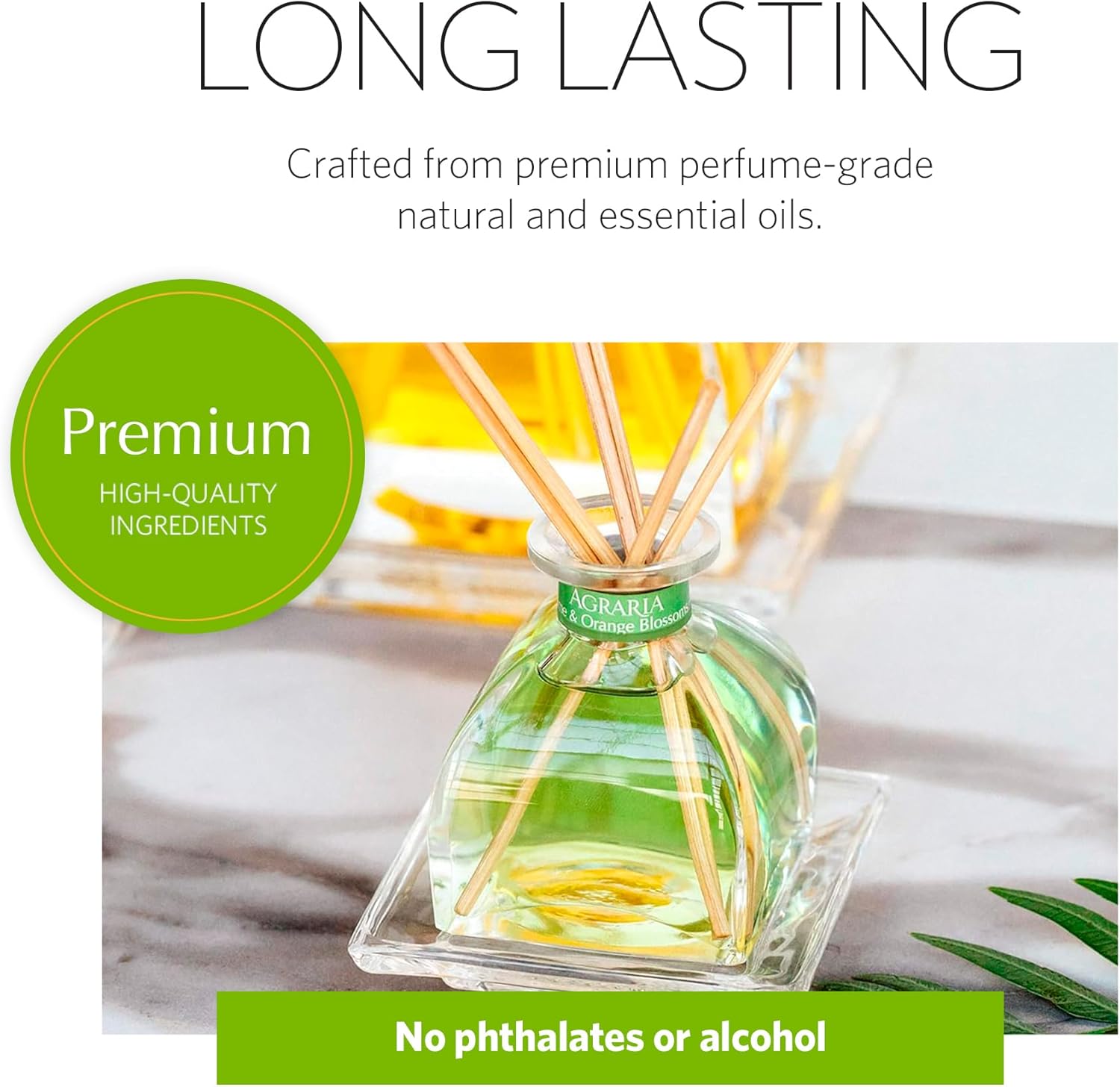 AGRARIA Reed Diffuser Refill Scented Oil for Home Fragrance
