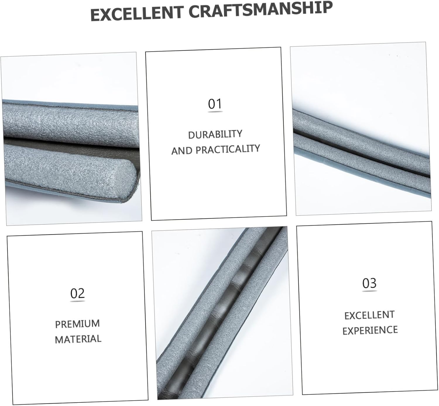 3Pcs Door Draft Stopper for Weather Sealing and Noise Reduction
