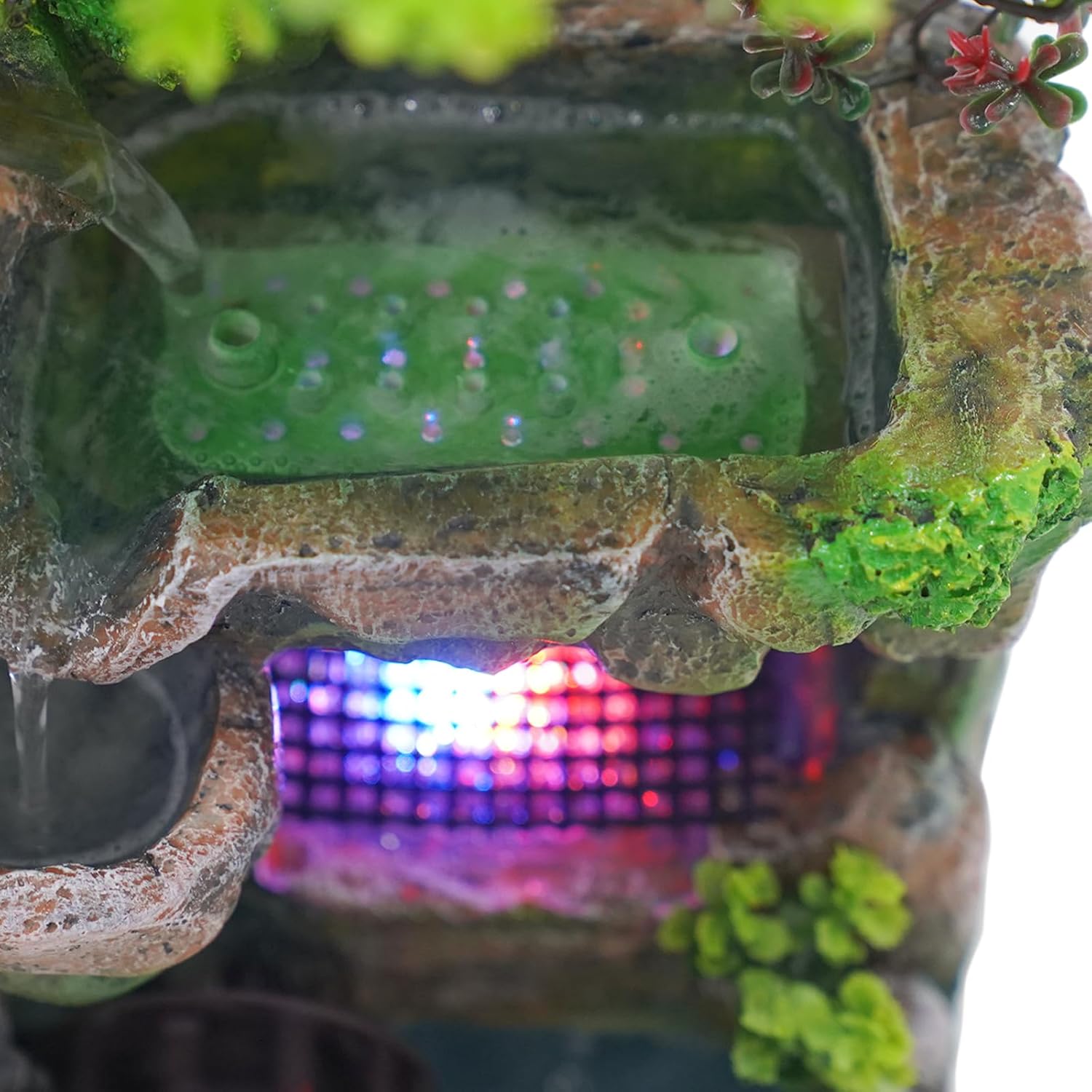 Indoor Relaxation Desktop Fountain with LED Light