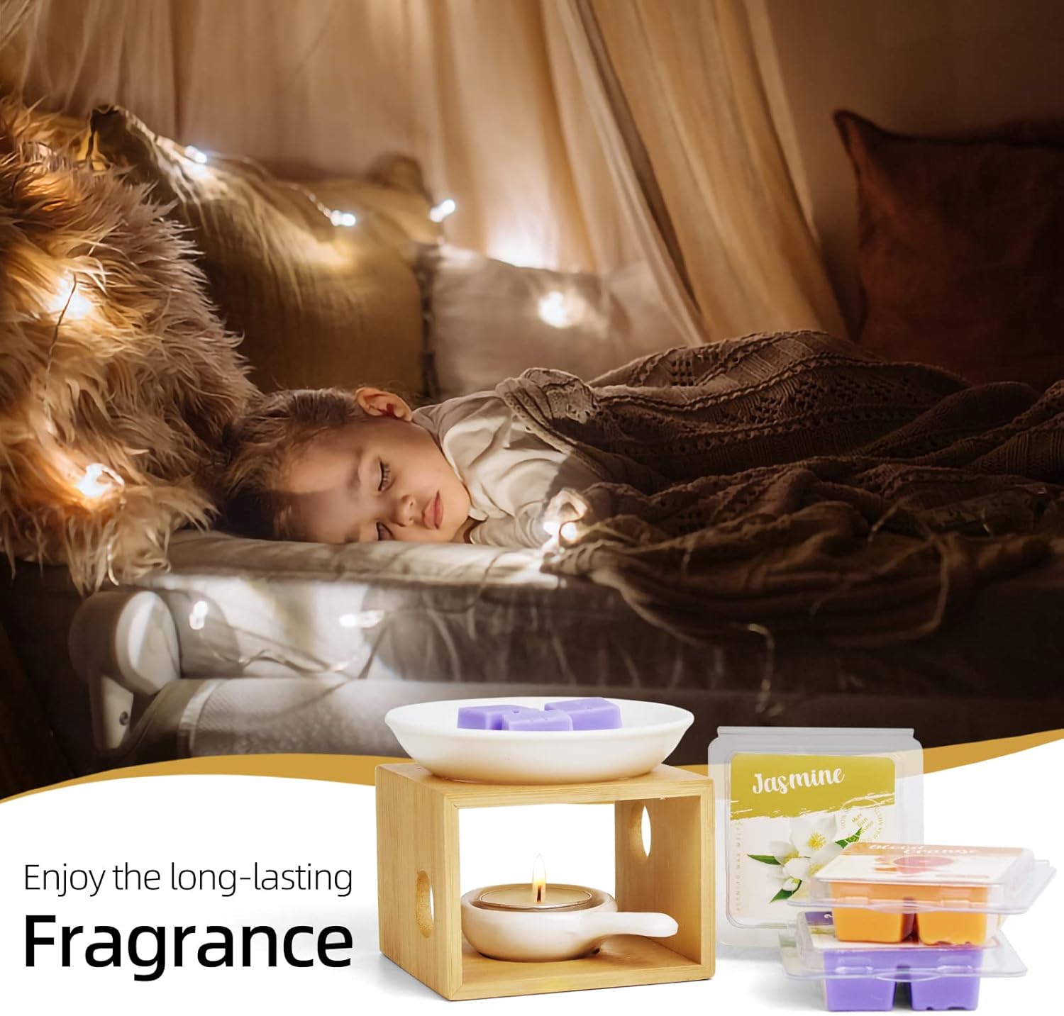 BAUFULLA Scented Wax Melts 8 Fragrance Gift Set