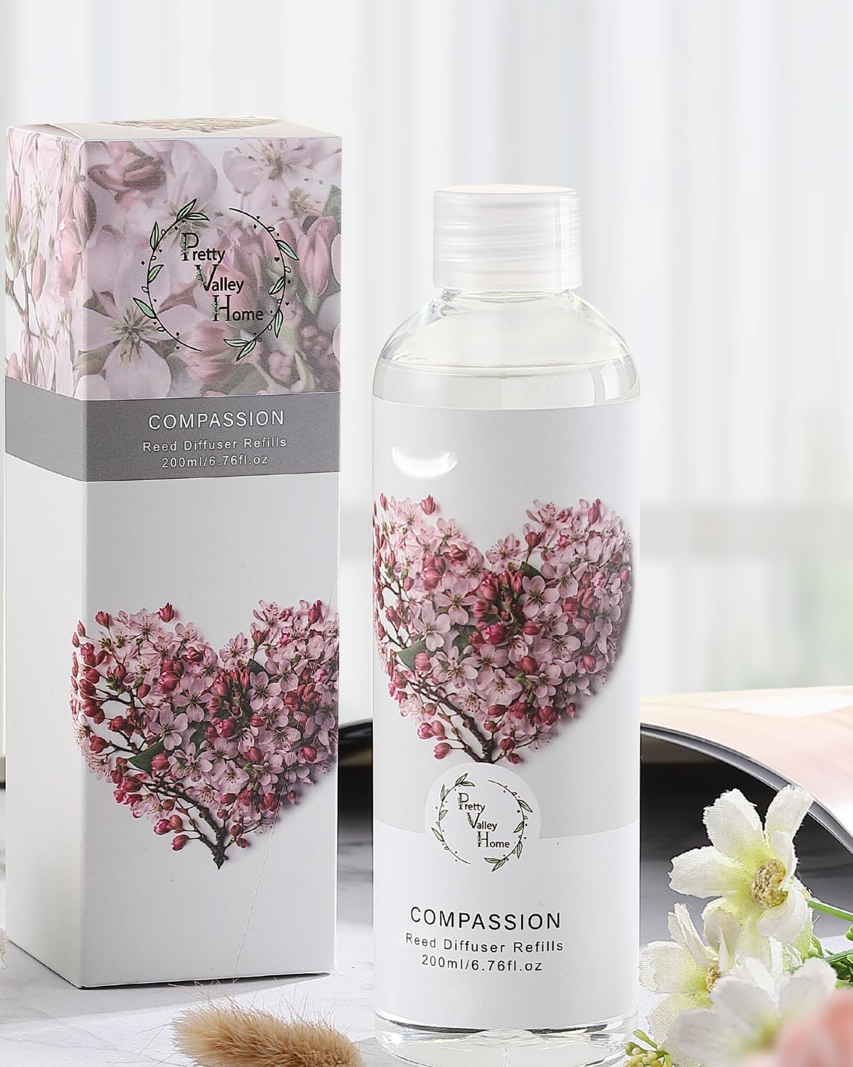 Pretty Valley Home Reed Diffuser Refill Compassion