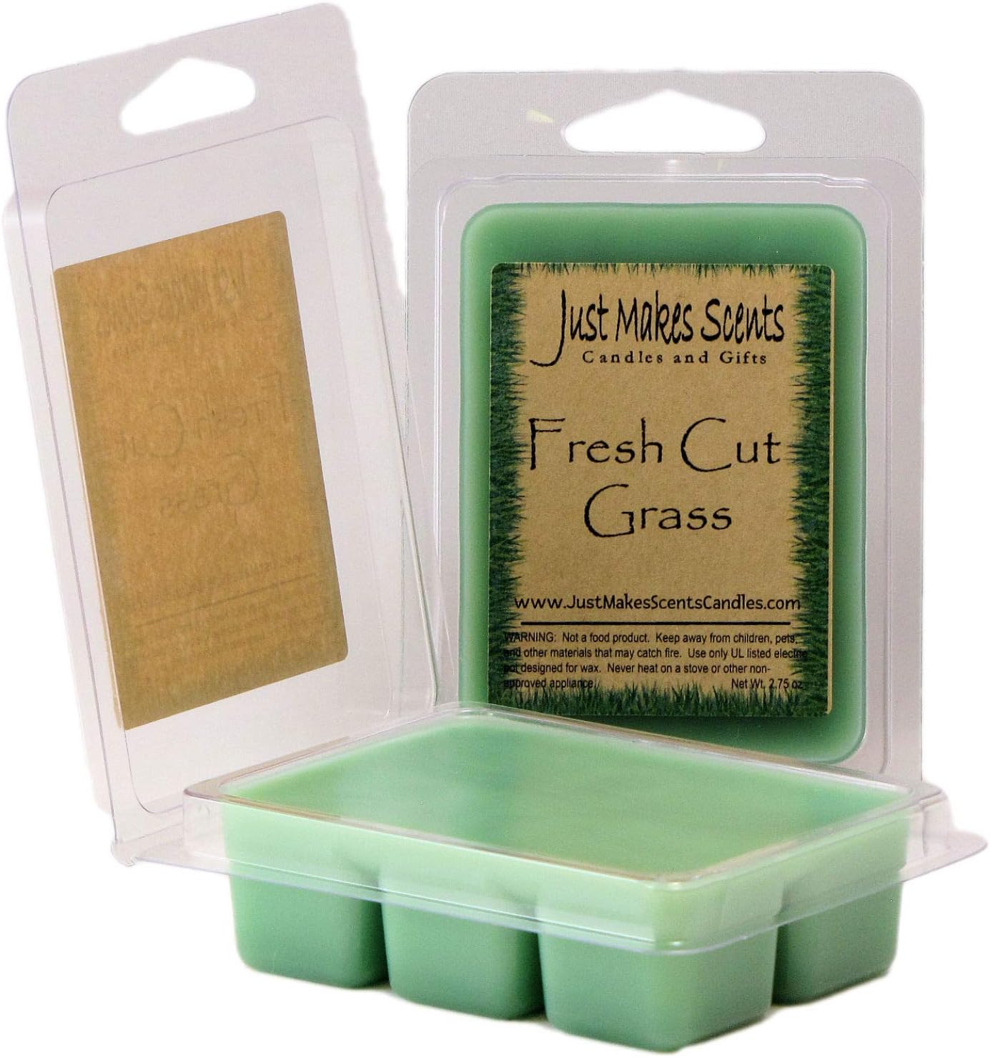 2 Pack Fresh Cut Grass Scented Soy Wax Melts