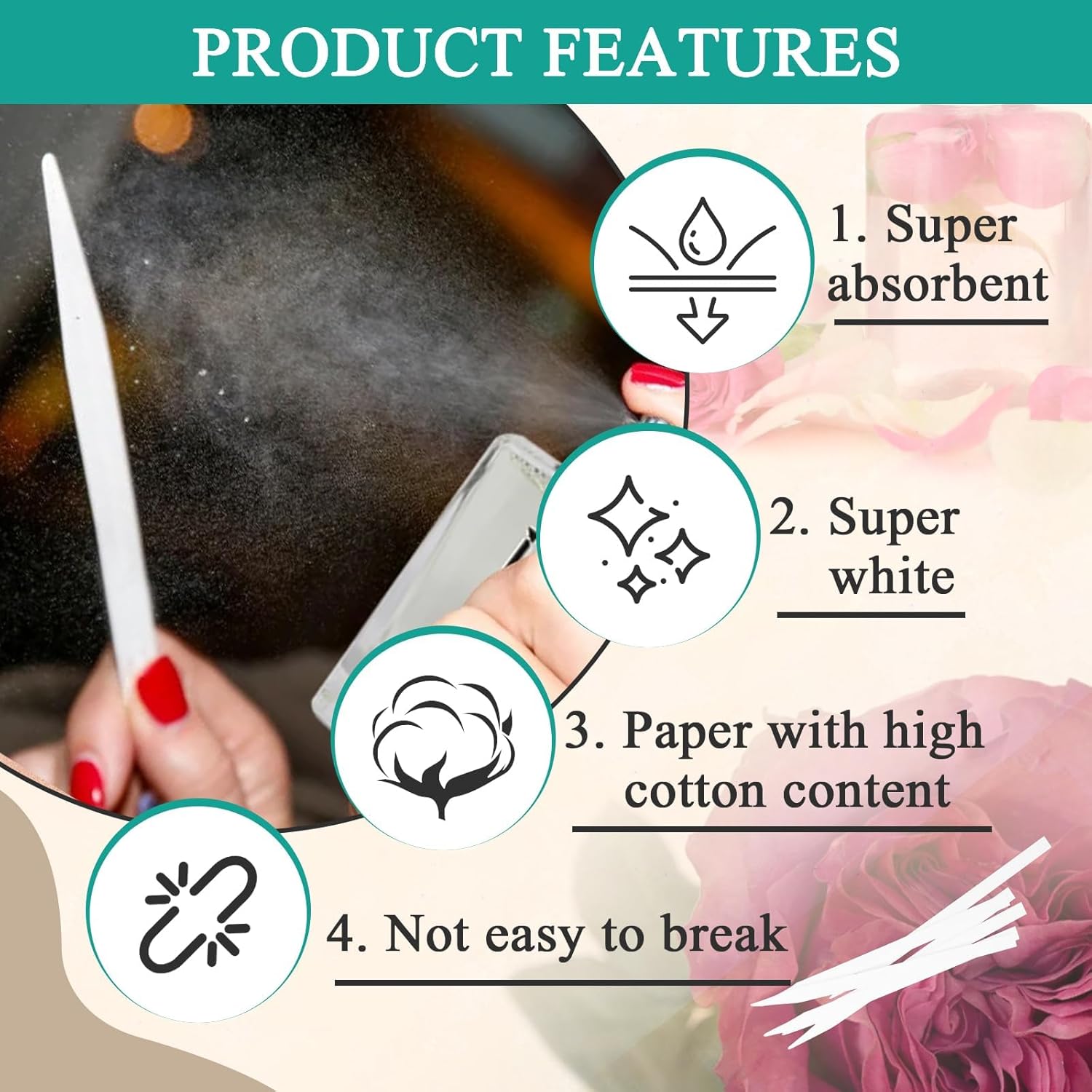 1000 Piece Perfume Tester Strips - Premium Fragrance Evaluation Tool