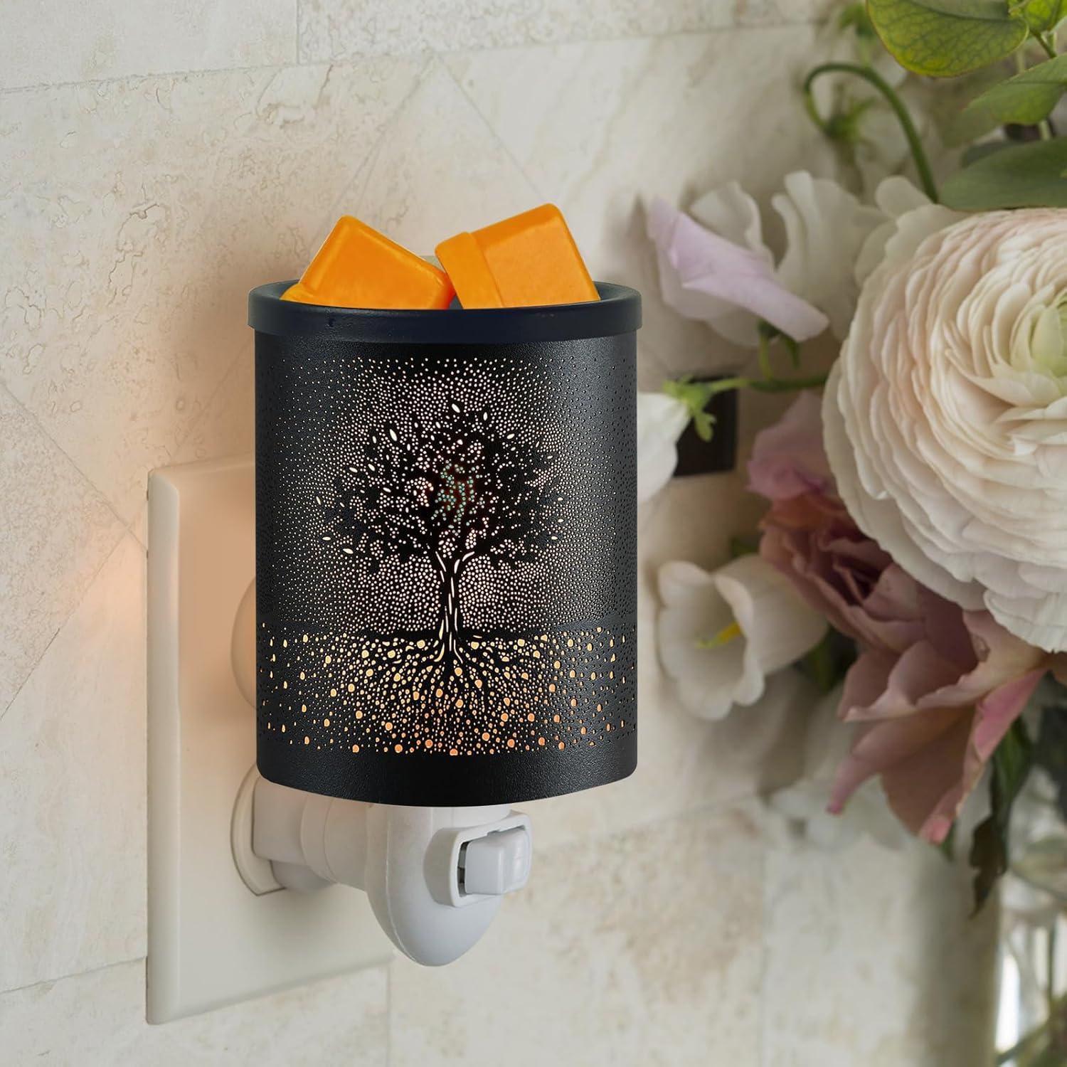 Kaakuuki Large Tree Plug In Wax Warmer Candle Burner Electric