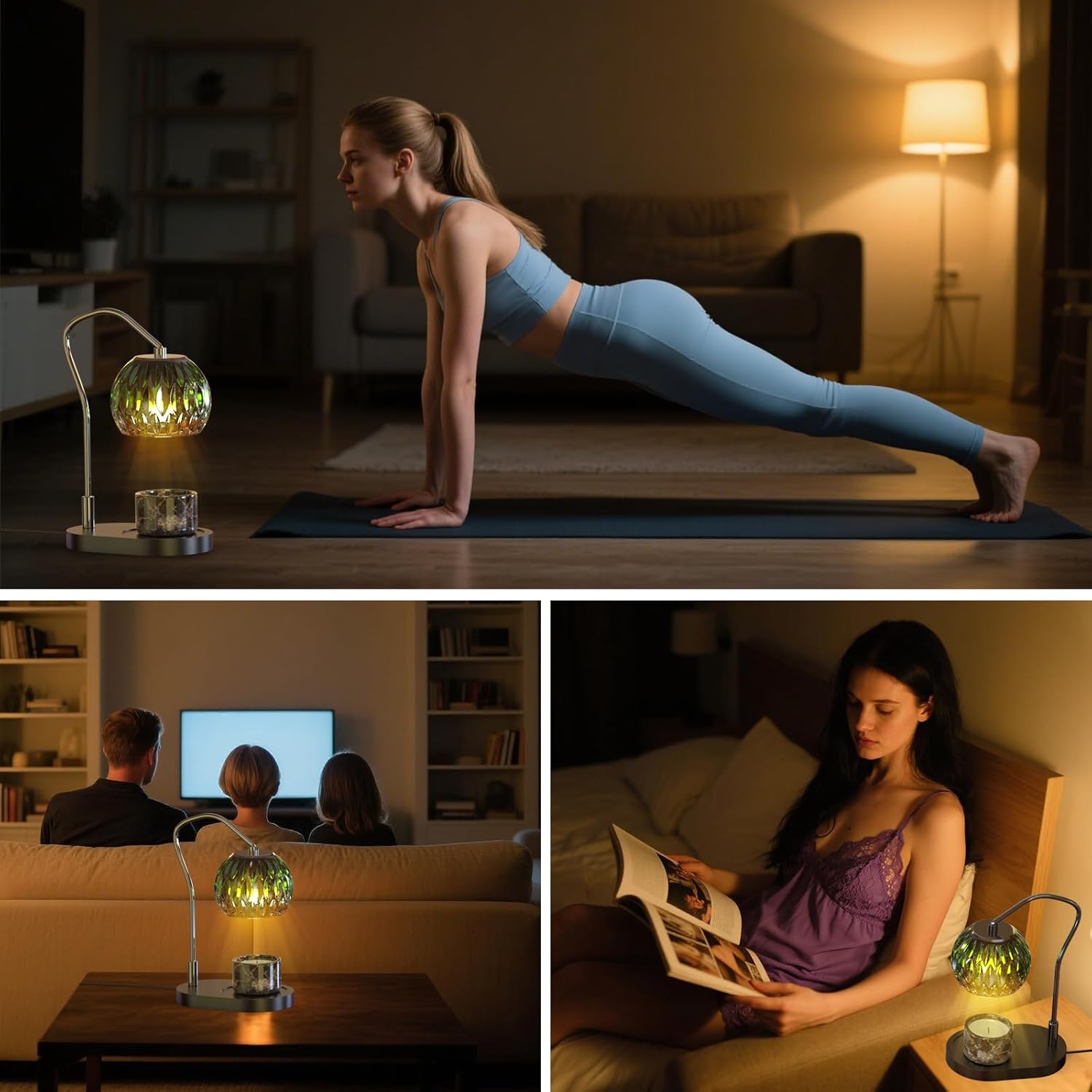 Candle Warmer Lamp with Timer and Dimmer for Jar Candles