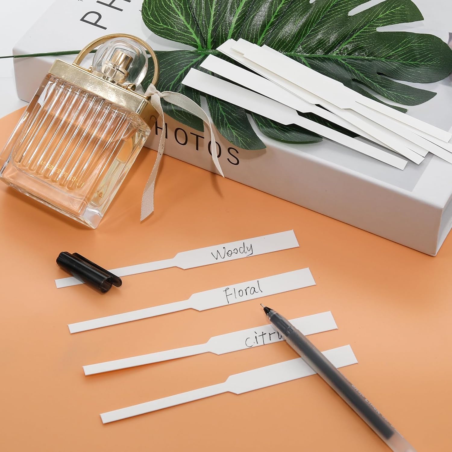 200 PCS Disposable Perfume Test Strips for Essential Oils