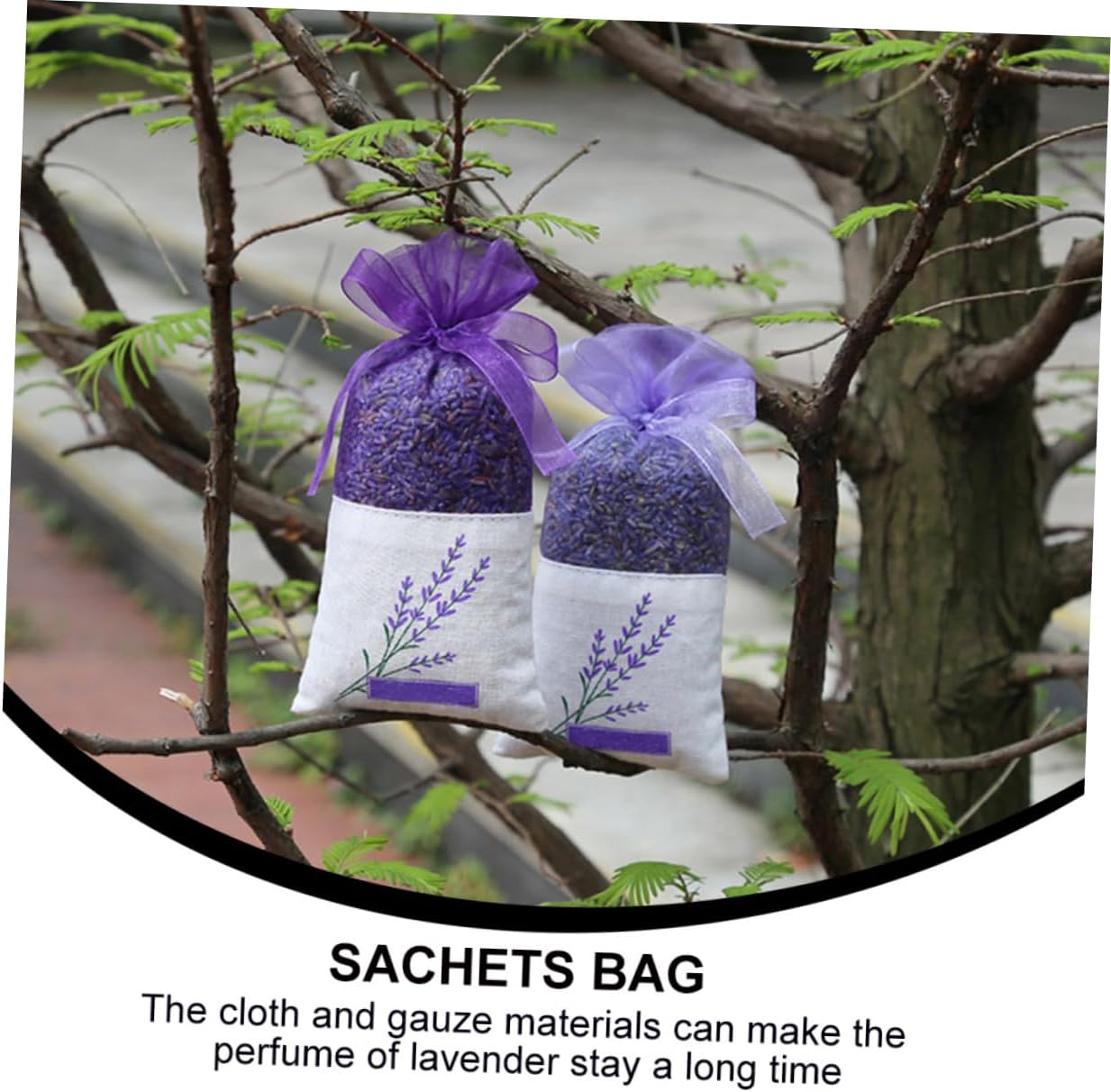 Uonlytech Lavender Sachets for Home Fragrance and Closet Use