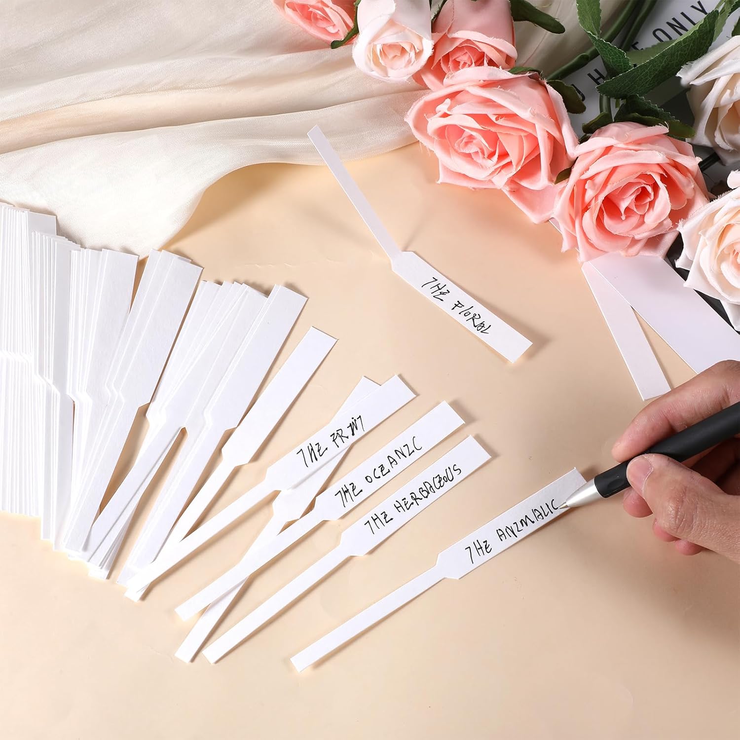 500 Pcs Perfume Test Strips Fragrance Paper for Scent Testing