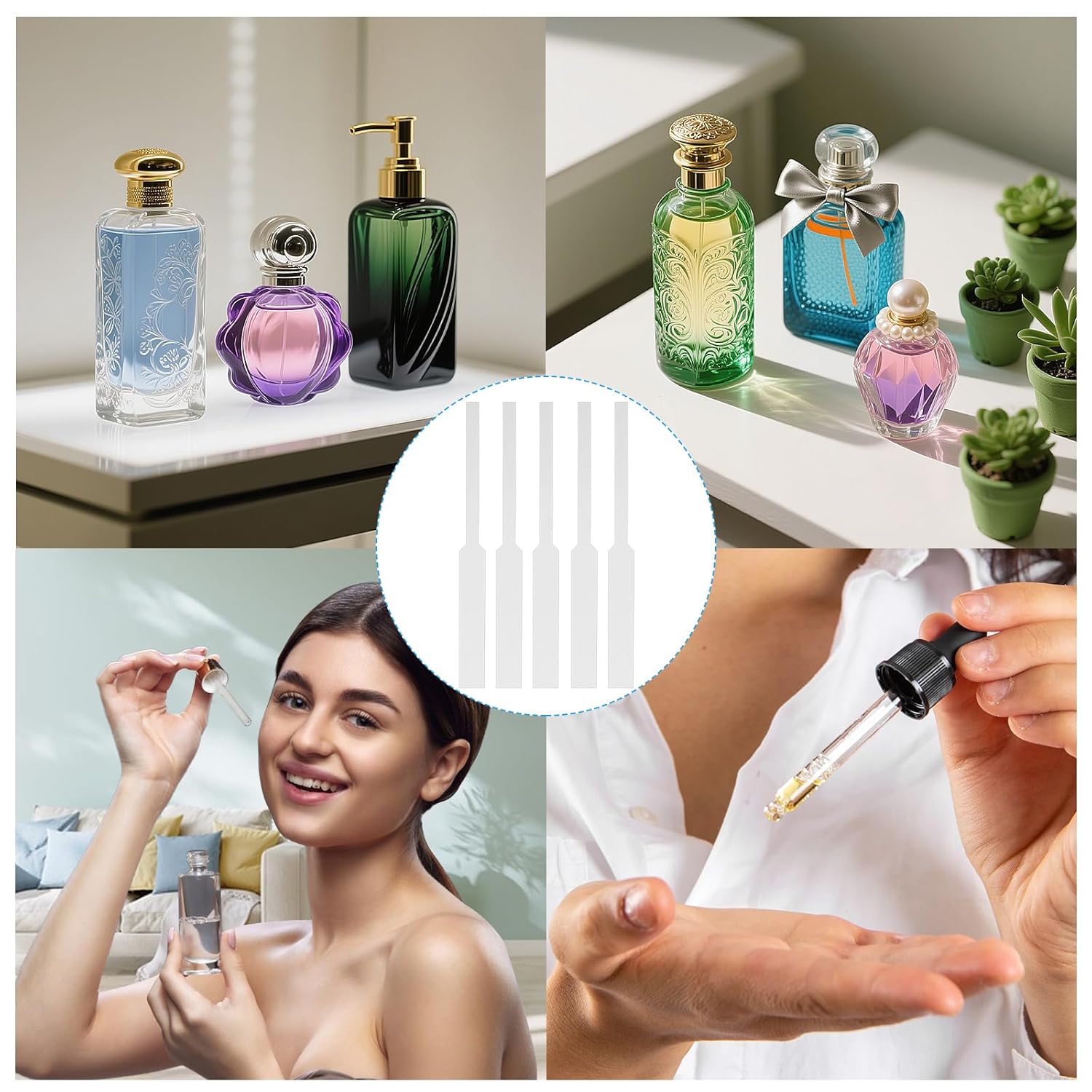 500 Pcs Perfume Tester Strips for Scent Testing