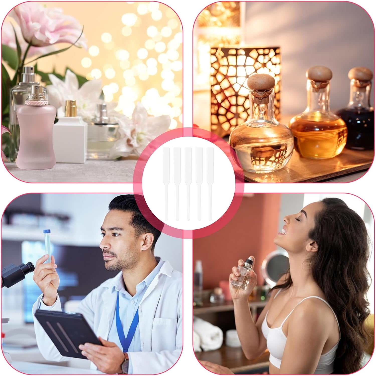 Giantree 600 pcs Perfume Test Strips for Fragrance Testing