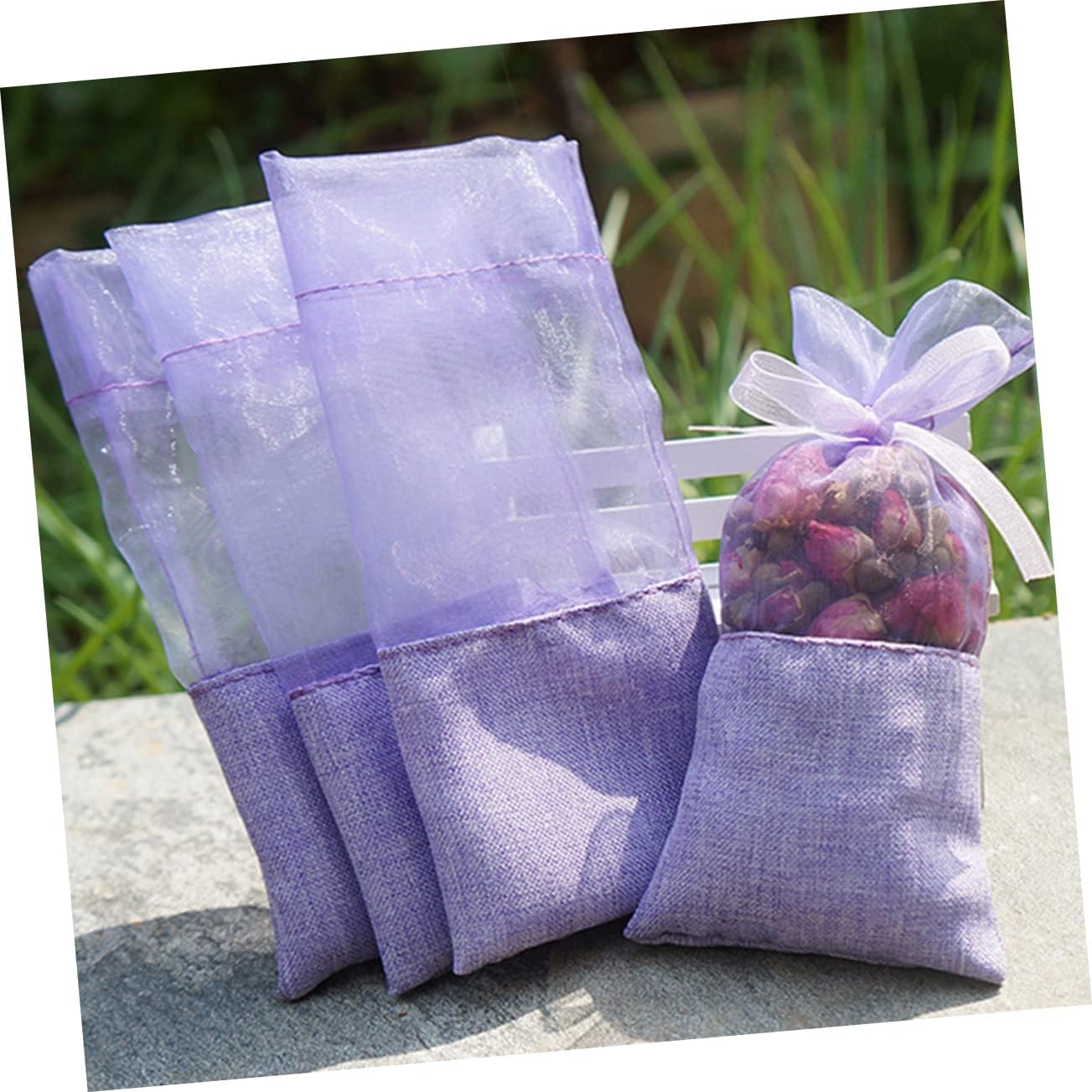 24pcs Lavender Sachet Bags Set for Home and Travel