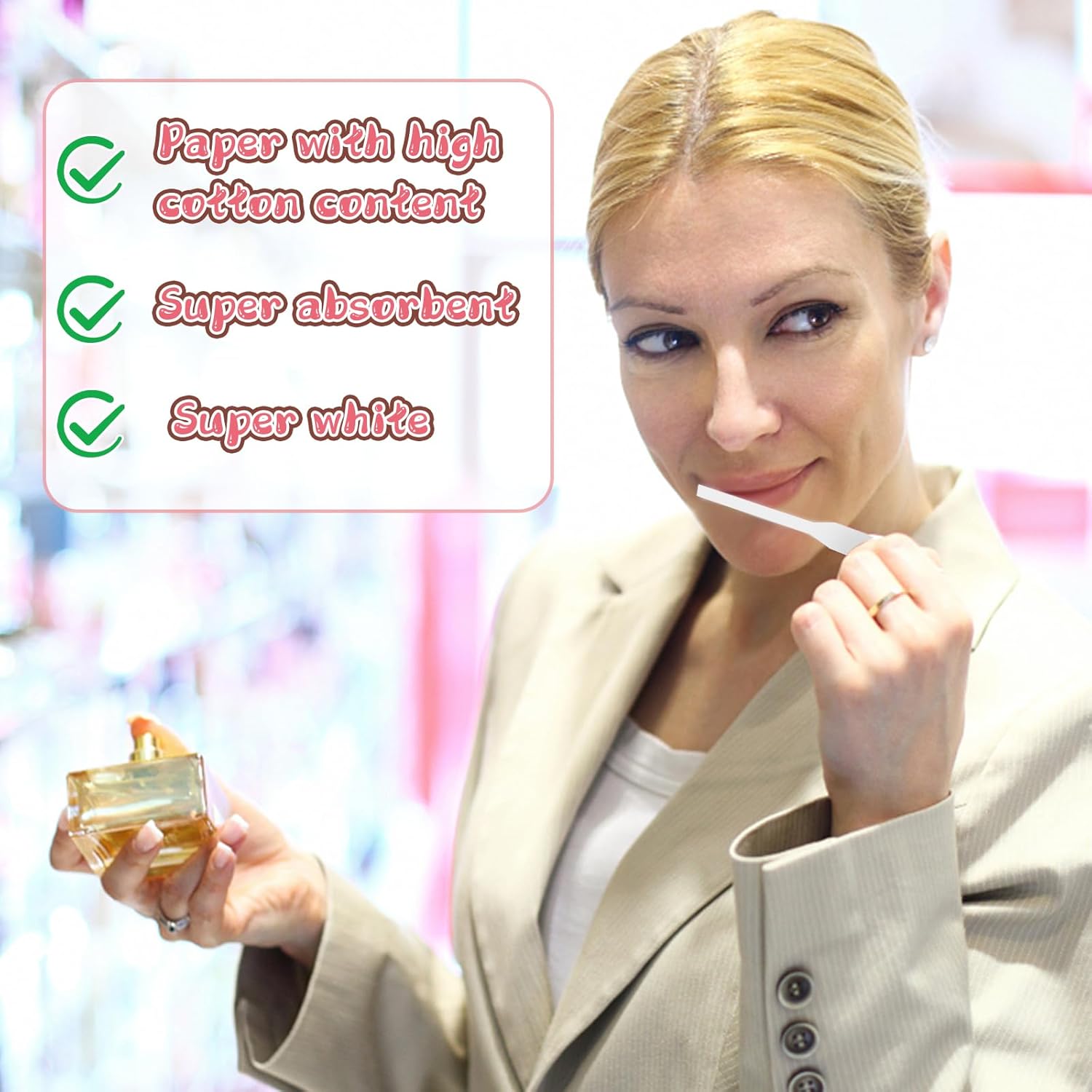 Molain 1000Pcs Perfume Test Strips for Testing and Creating