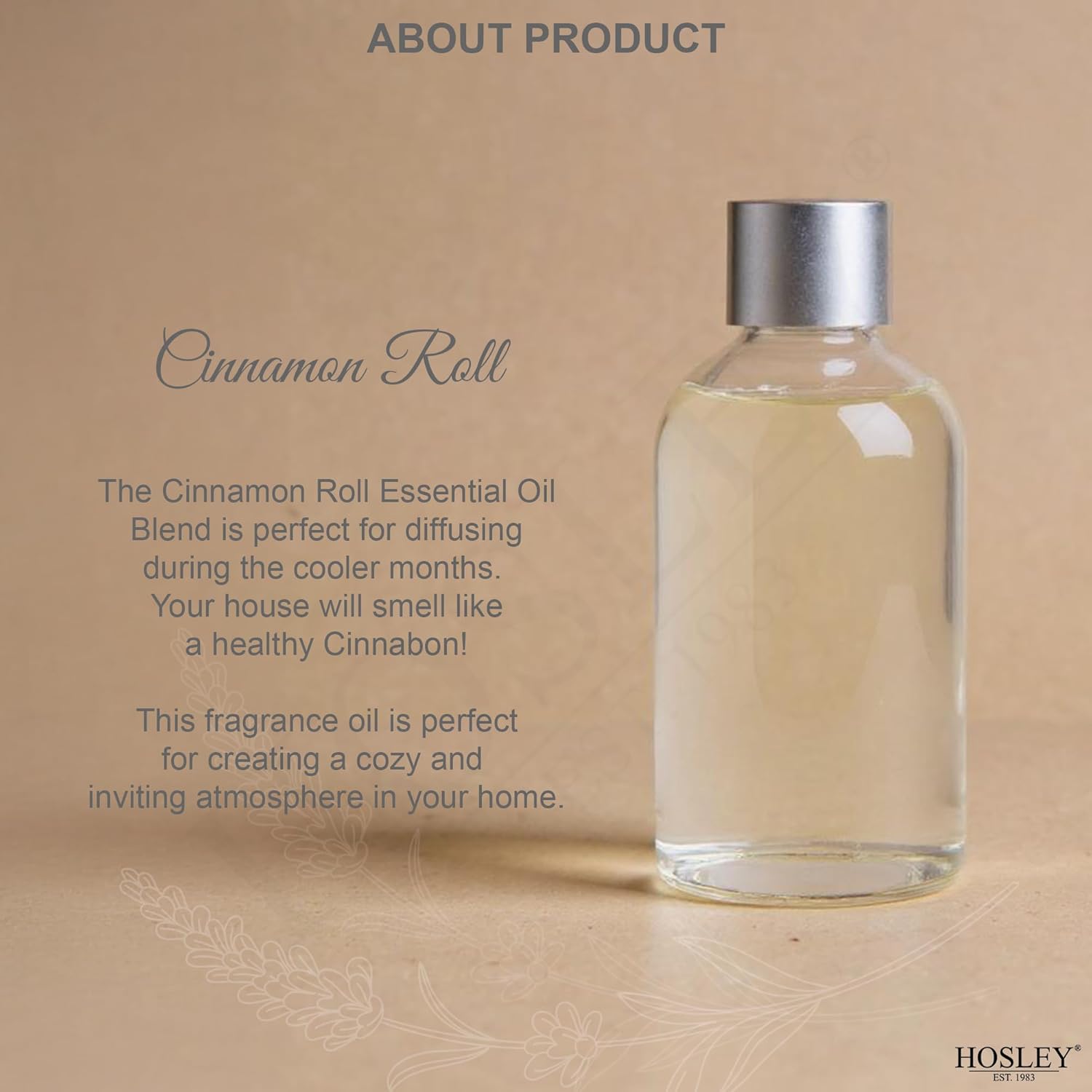 Hosley Cinnamon Roll Diffuser Refill Set of 2