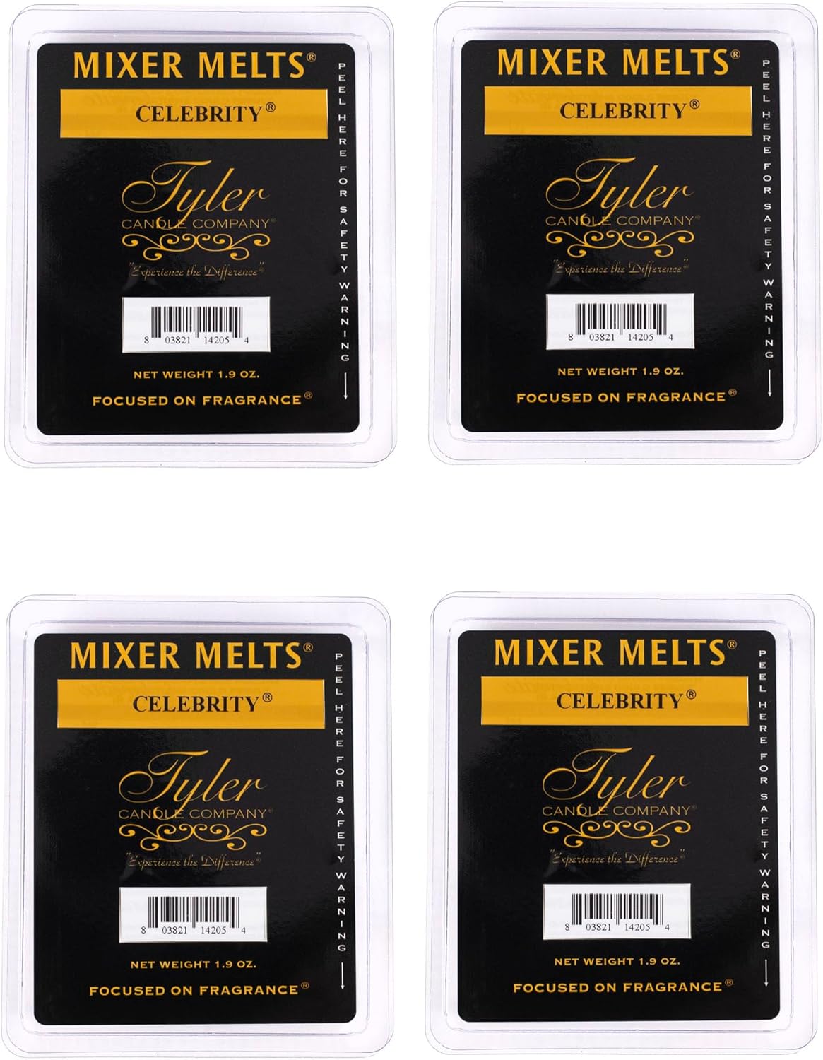 Celebrity 19 Ounce Scented Wax Melt Cubes Pack of 4