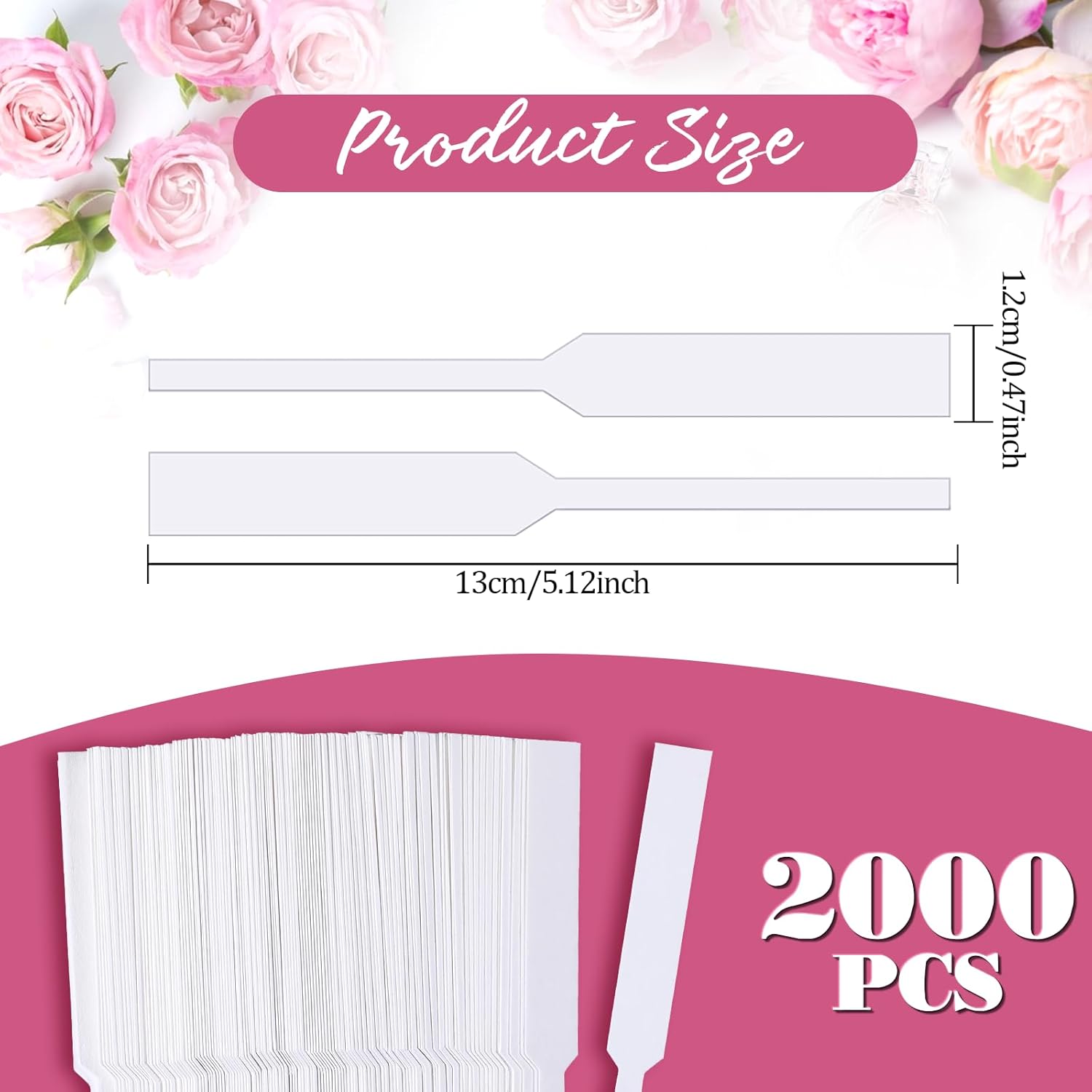 2000PCS Perfume Tester Strips for Scent Sampling
