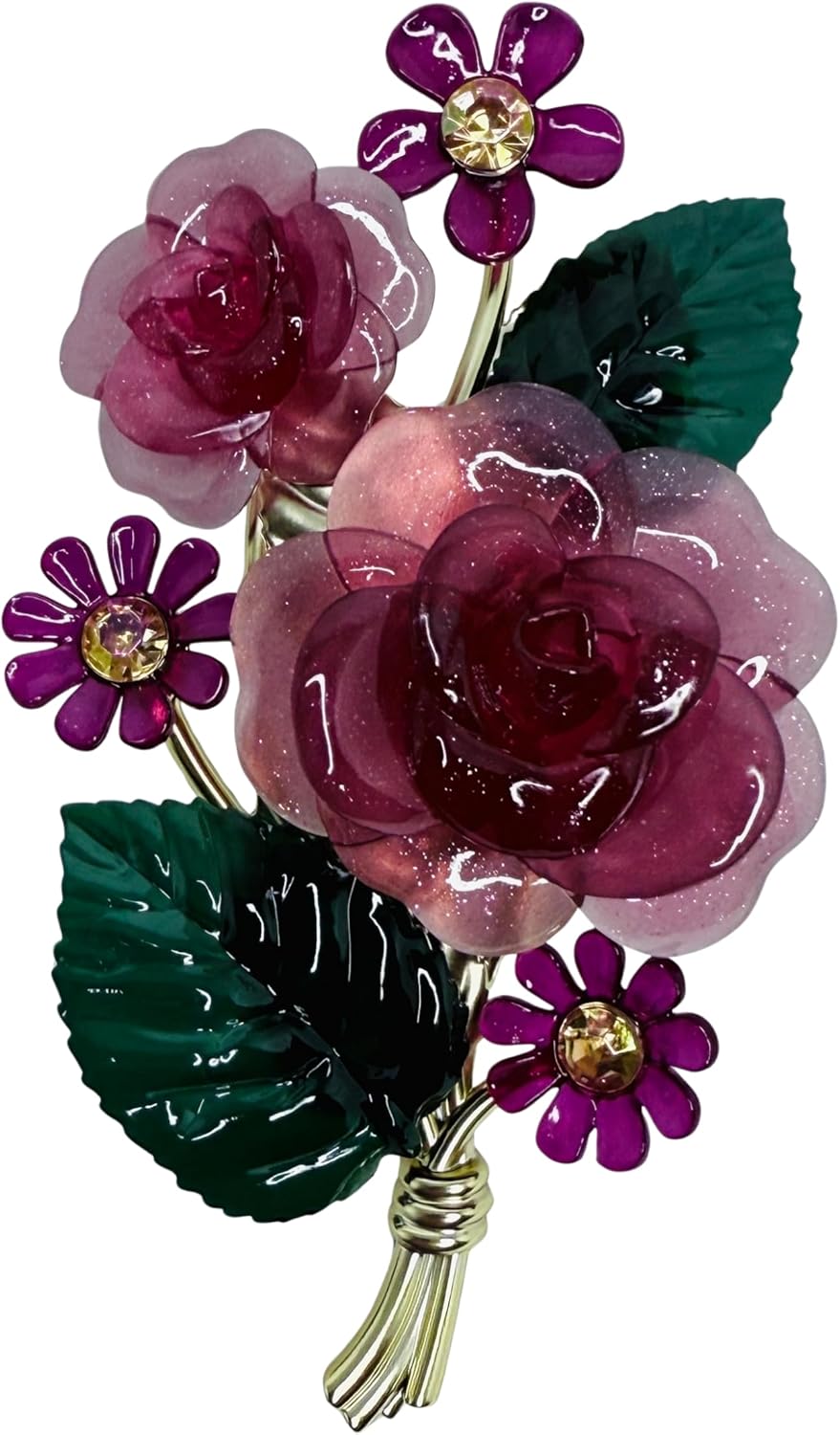 Pink Roses Adjustable Wallflowers Scent Control Nightlight Plug