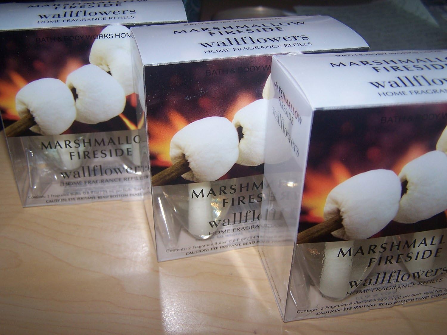 Lot of 6 Bath Body Works Marshmallow Wallflower Bulbs 3 Packs