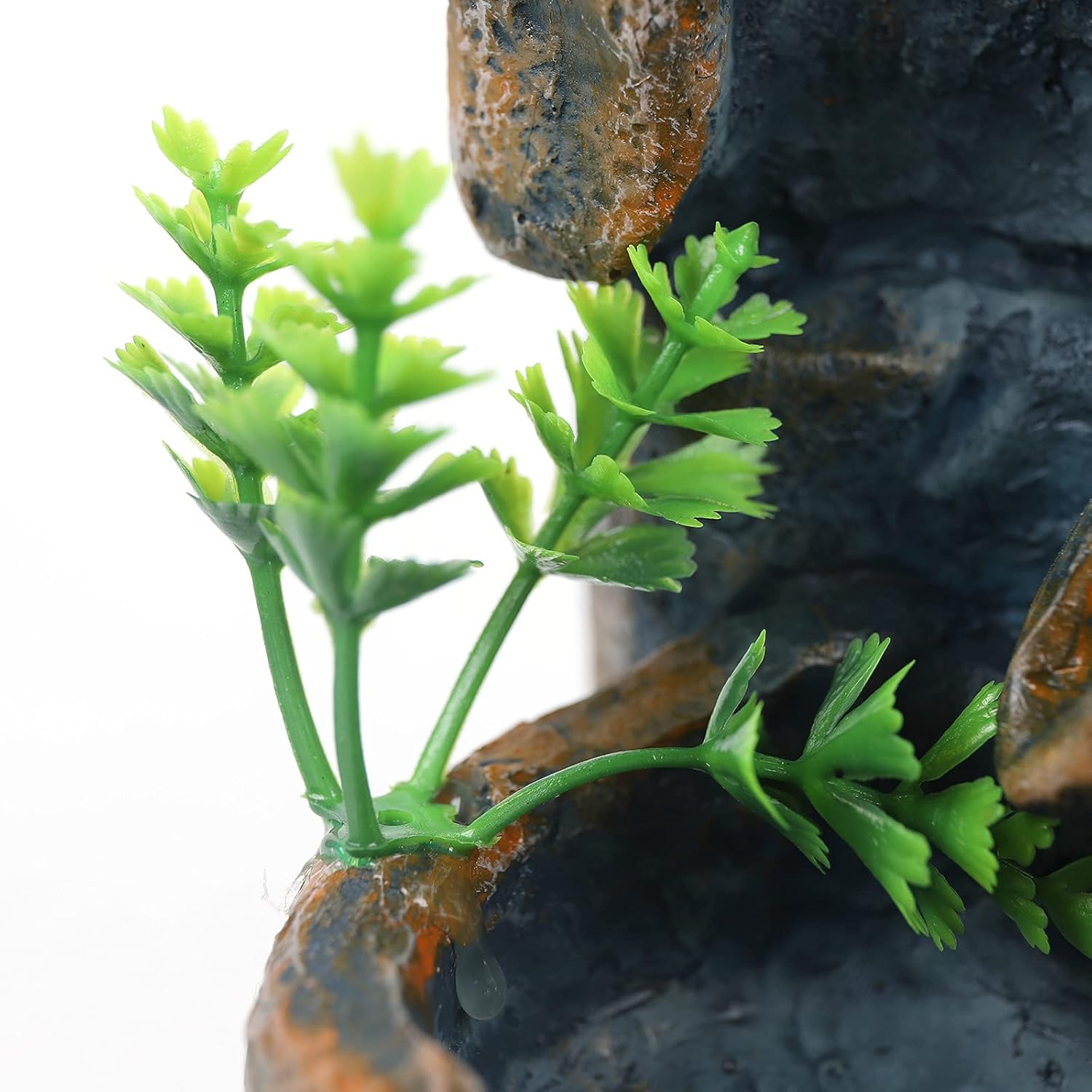 TFCFL Water Fountain with LED Light and Rock Design