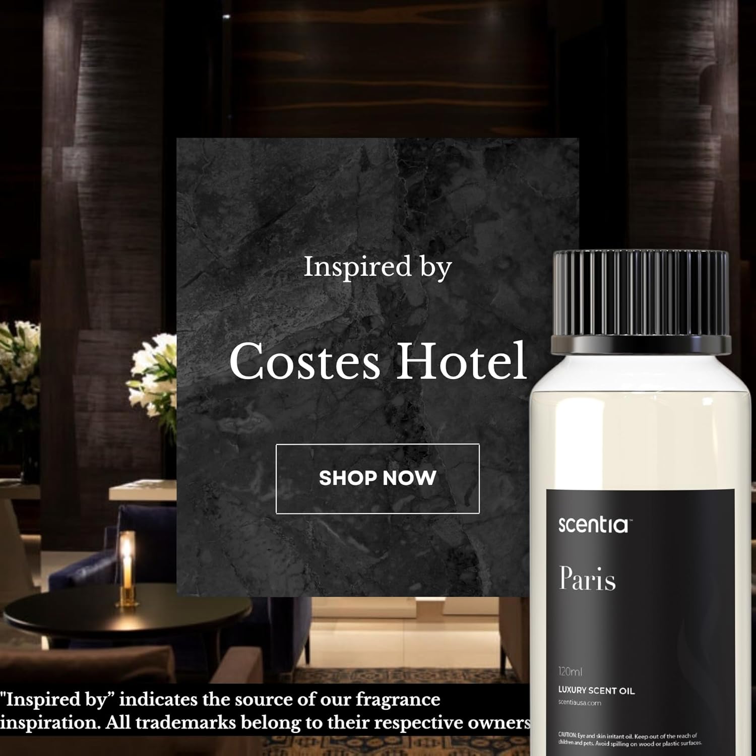 Hotel Costes Inspired Fragrance Oil - 120 mL Refill