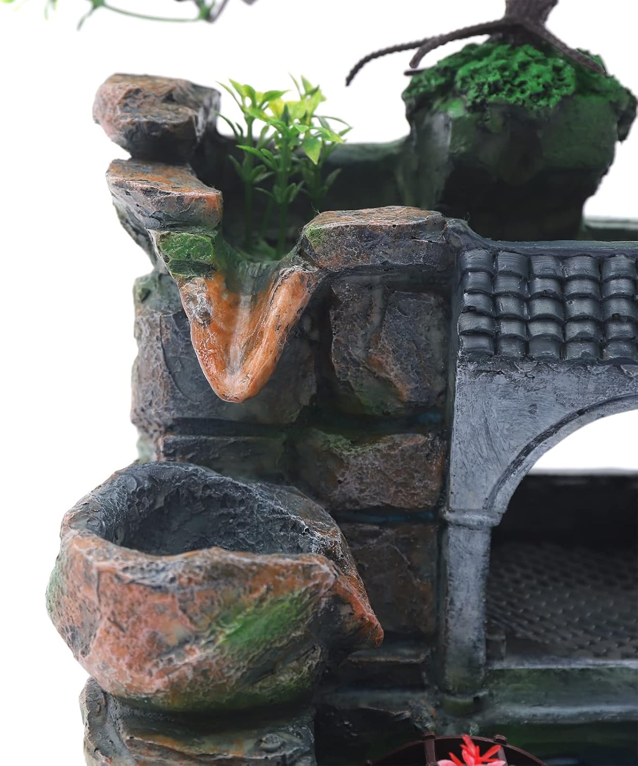 116 Inch Tabletop Fountain with LED Lights