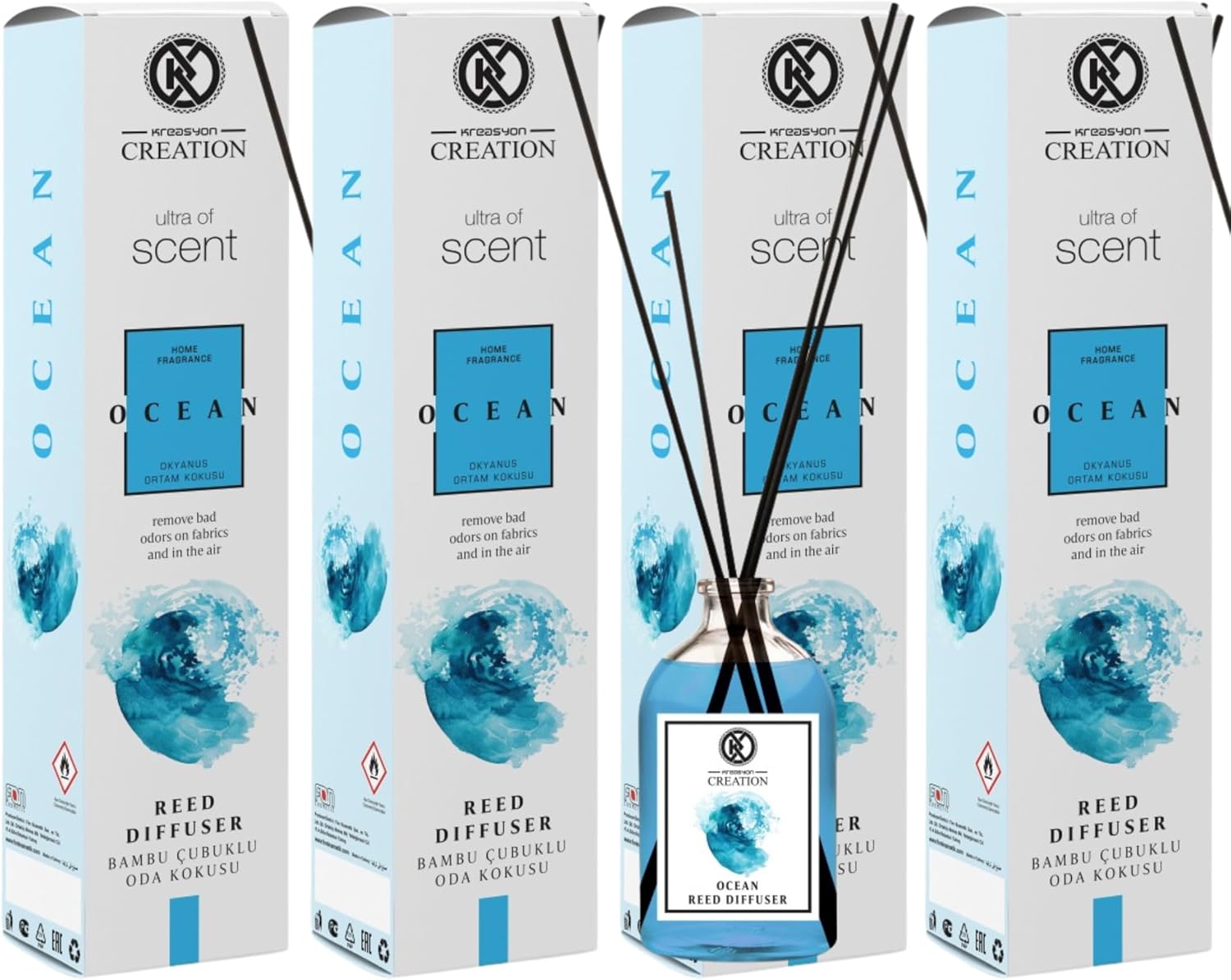 Kreasyon Creation Reed Diffuser with Bamboo Sticks 115 ml