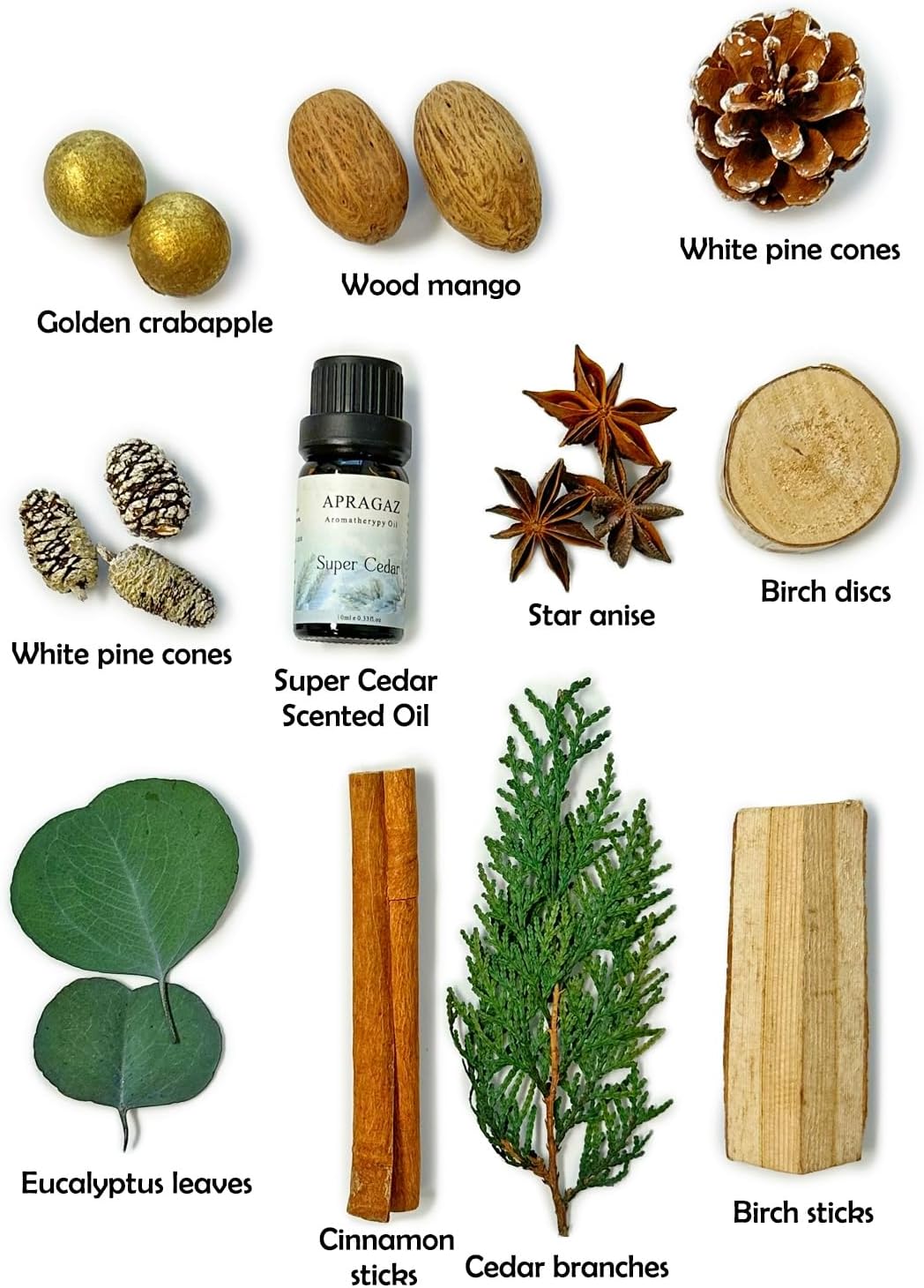 Apragaz Christmas Potpourri Vase Filler