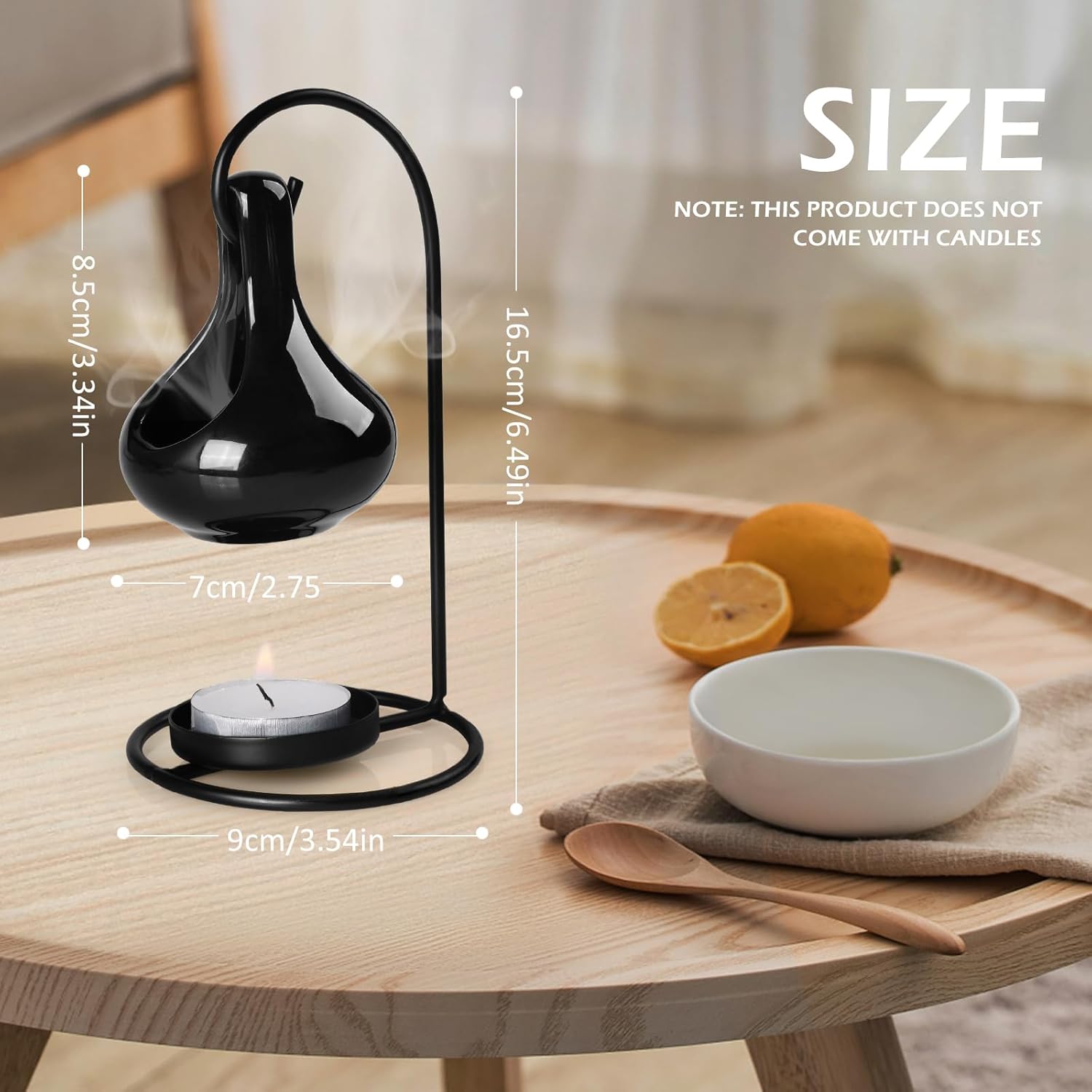 WDCD Hanging Cauldron Metal Wax Melt Burner