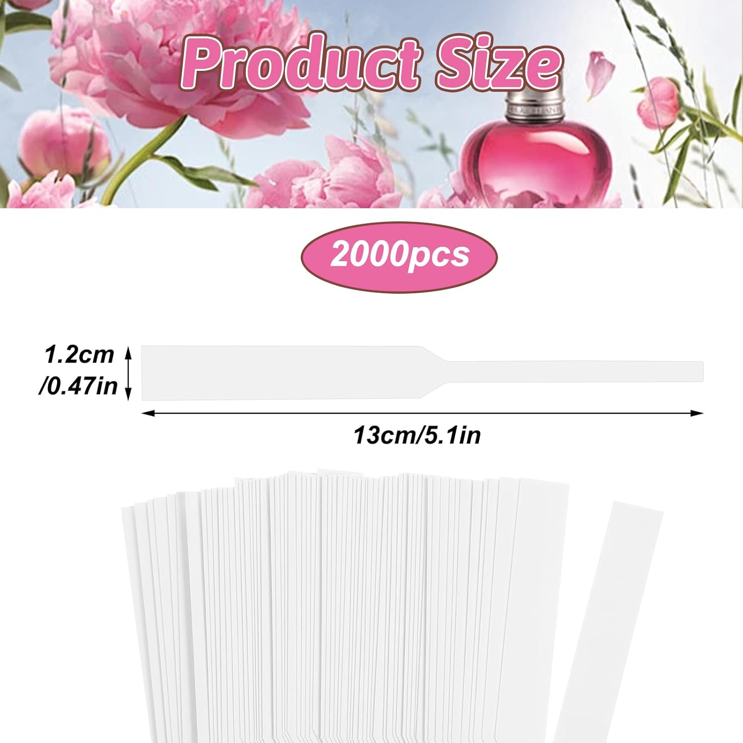 Molain 2000Pcs Perfume Test Strips for Scent Creation