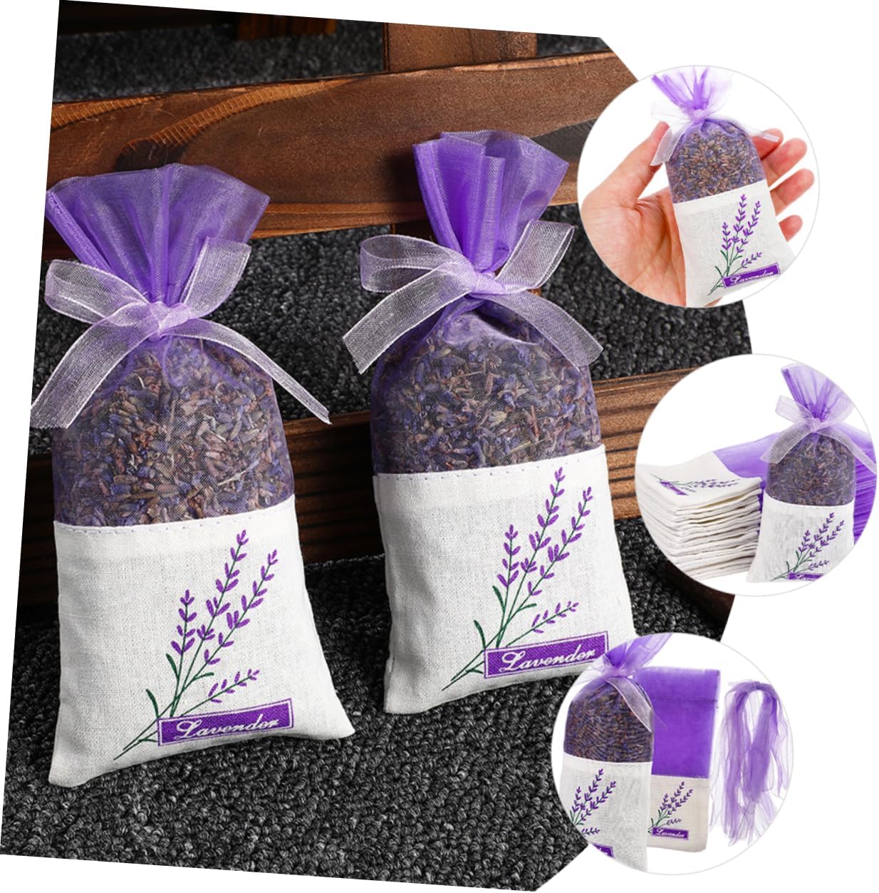 50pcs Empty Lavender Sachet Bags for Home Decor