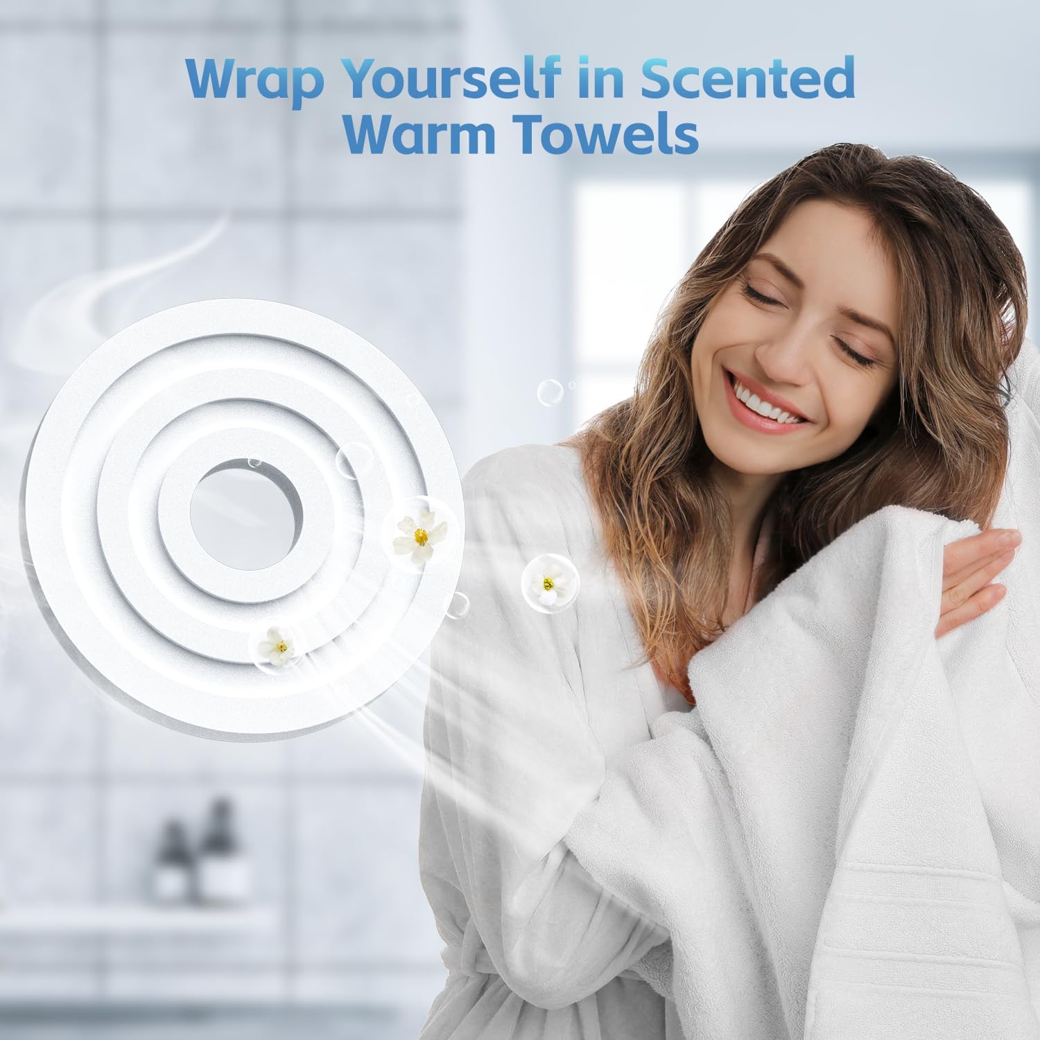 DOACE 12 Pack Replacement Fragrance Discs for Towel Warmers