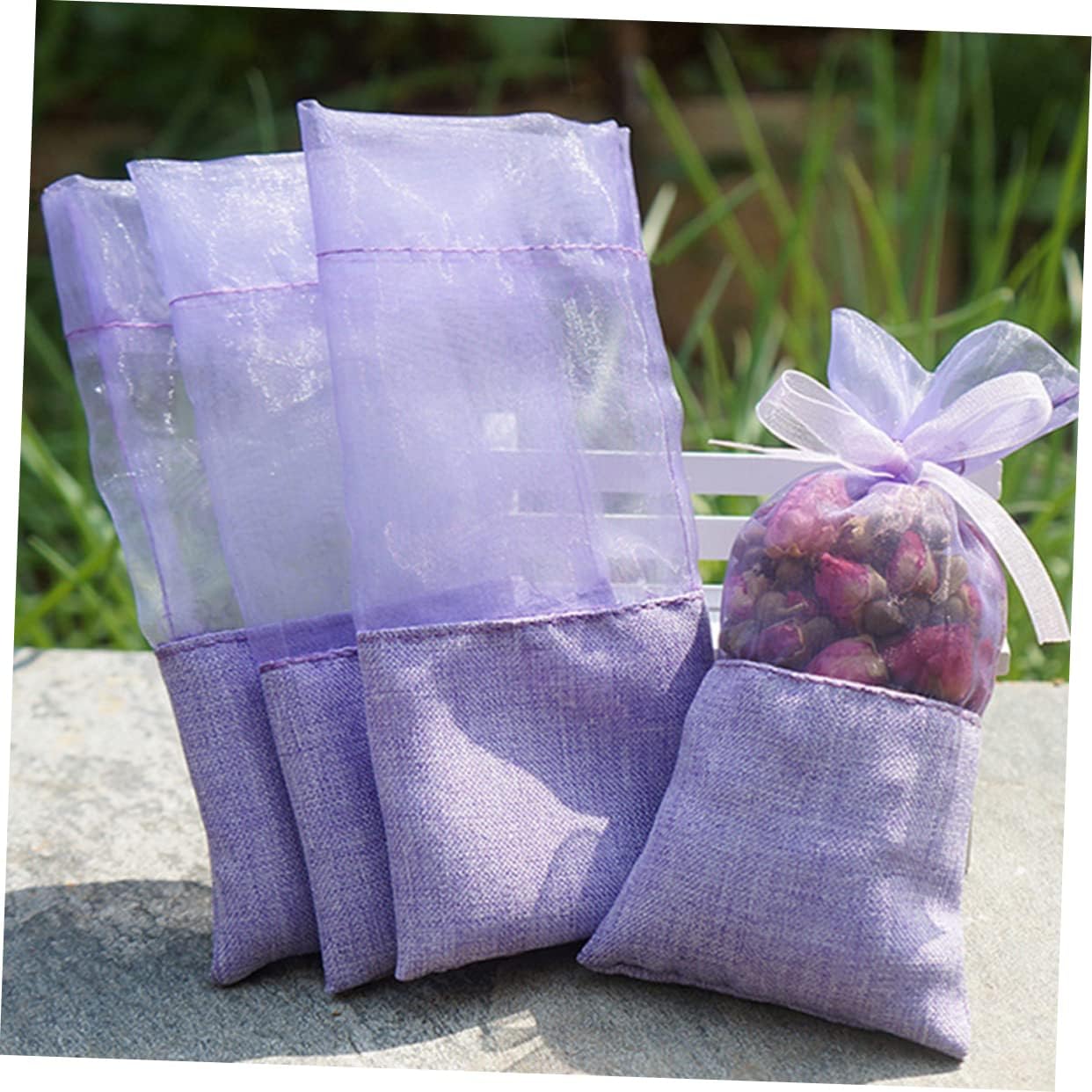 OATIPHO 24pcs Lavender Sachet Bags Air Freshener Pouches