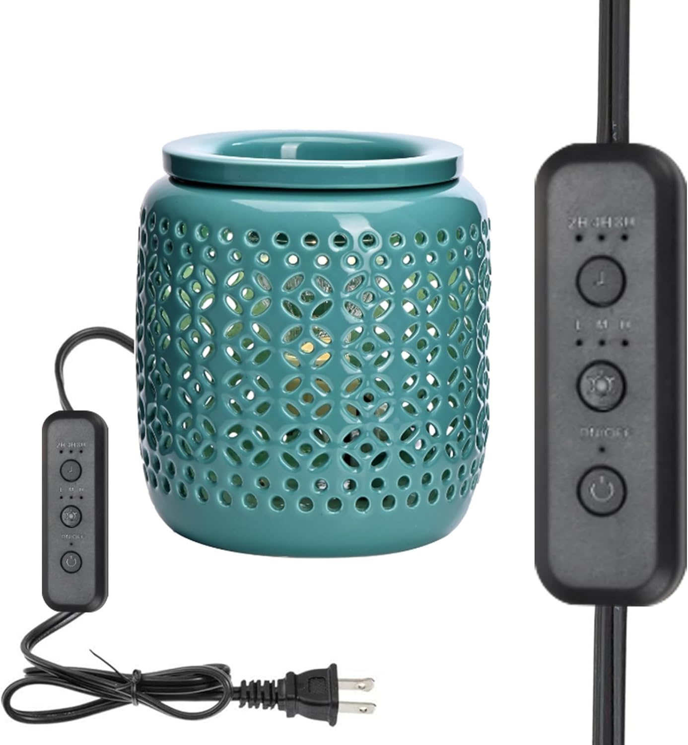 ASAWASA Ceramic Wax Melter with Timer and Light