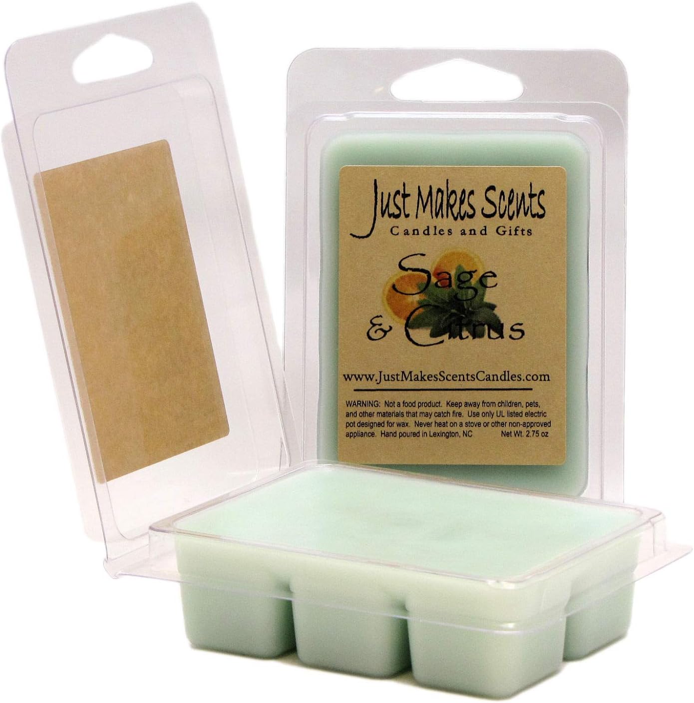 2 Pack Sage Citrus Soy Wax Melts