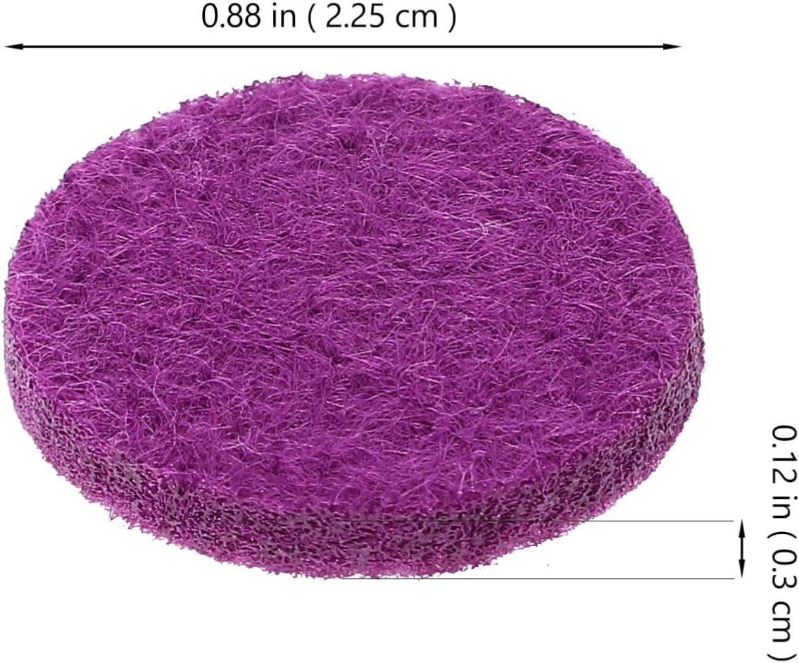 GLEAVI Mini Diffuser Refill Pads Replacement Necklace Purple 100pcs