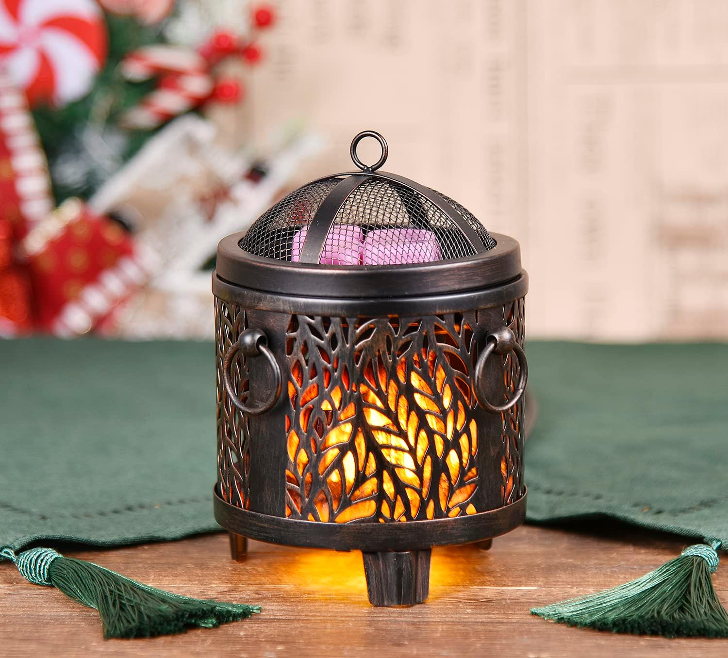 Campfire Wax Warmer 4-in-1 Metal Electric Aromatherapy Burner