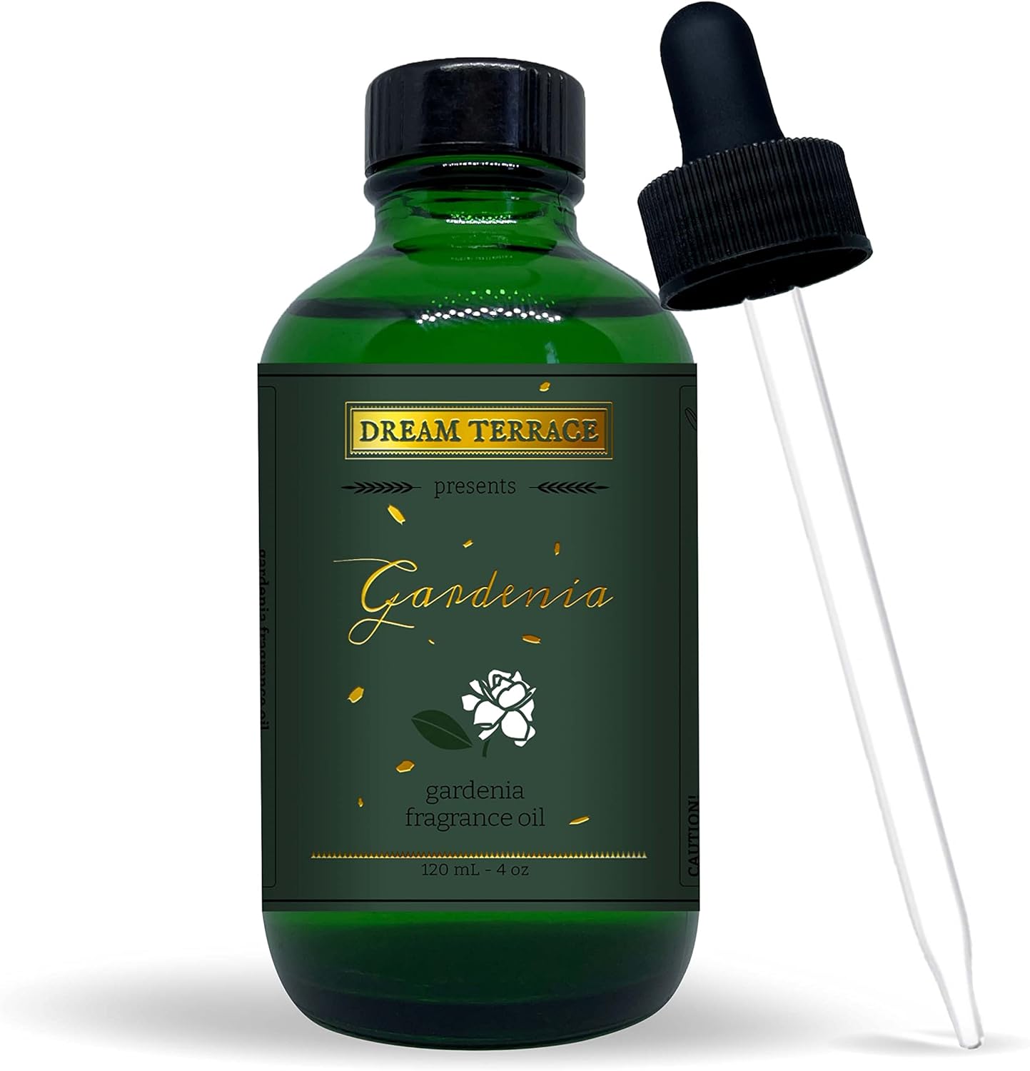 Gardenia Fragrance Oil 4oz with Glass Dropper for Diffuser