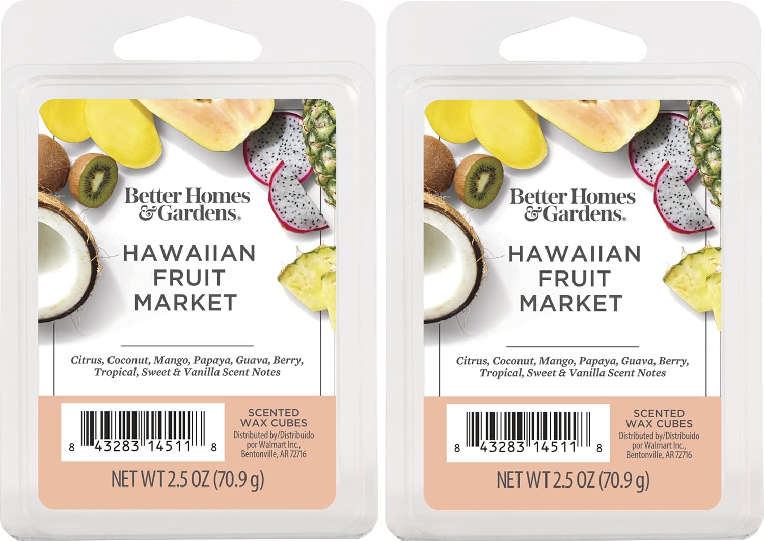 Better Homes and Gardens 25oz Scented Wax Cubes 2-Pack