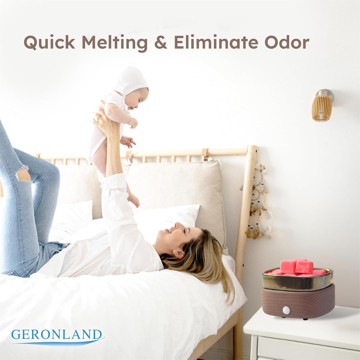 Geronland 3-in-1 Electric Wax Melt Warmer