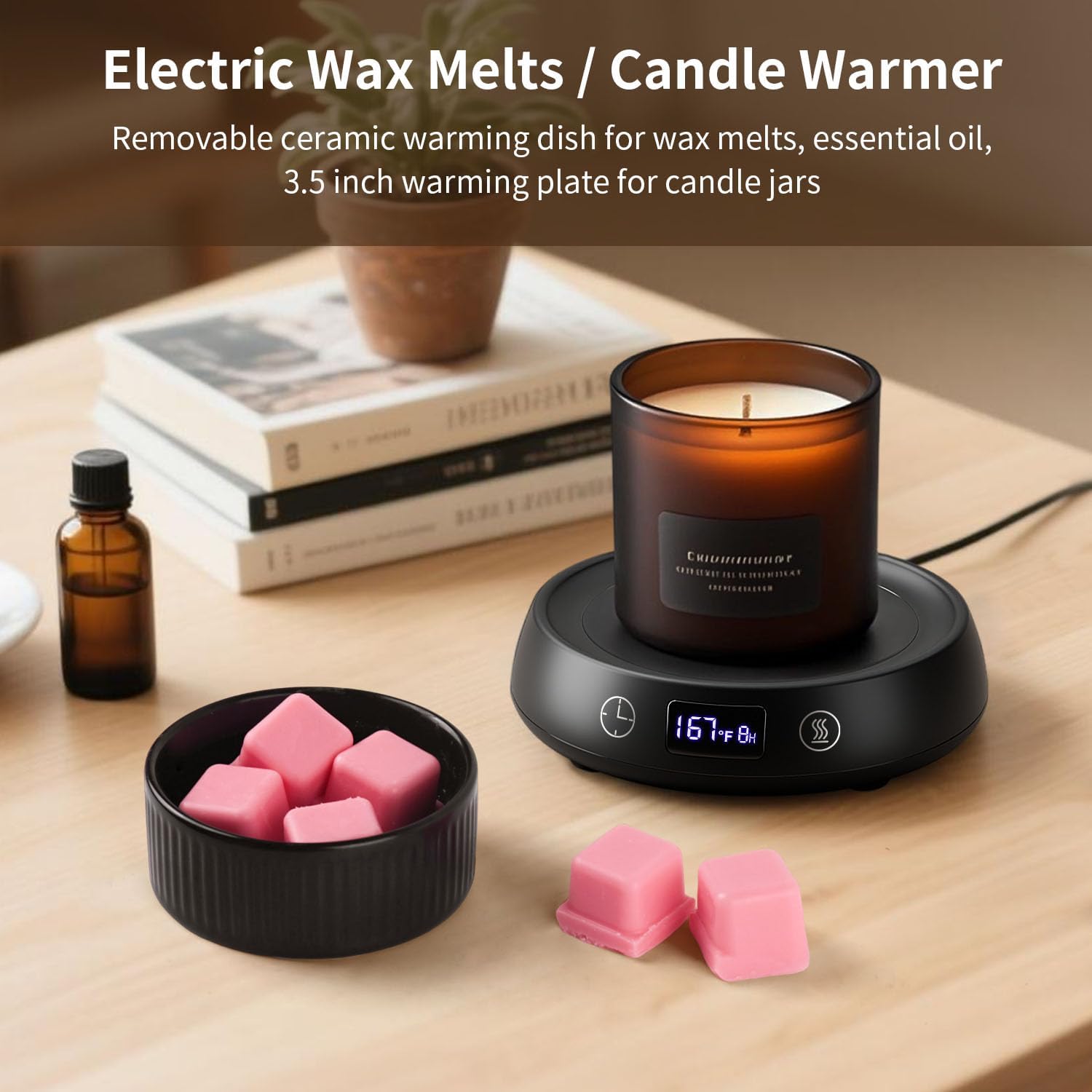 Lyty 3-in-1 Wax Melt Warmer with 8H Auto Shut Off