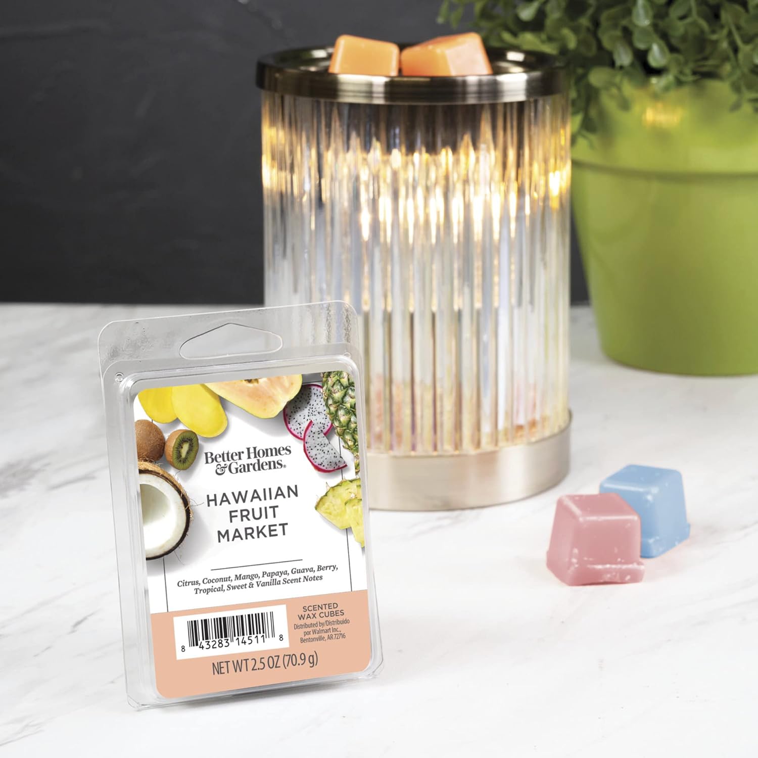 Better Homes and Gardens 25oz Scented Wax Cubes 2-Pack