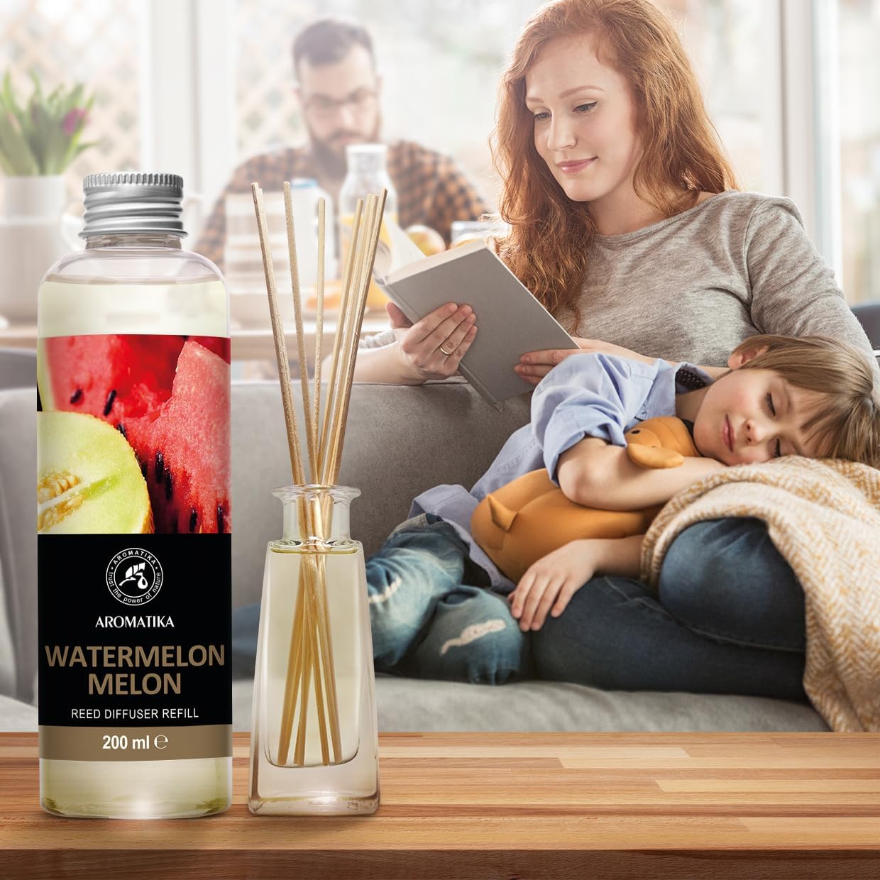 Watermelon Melon Scented Reed Diffuser Refill 68 Fl Oz