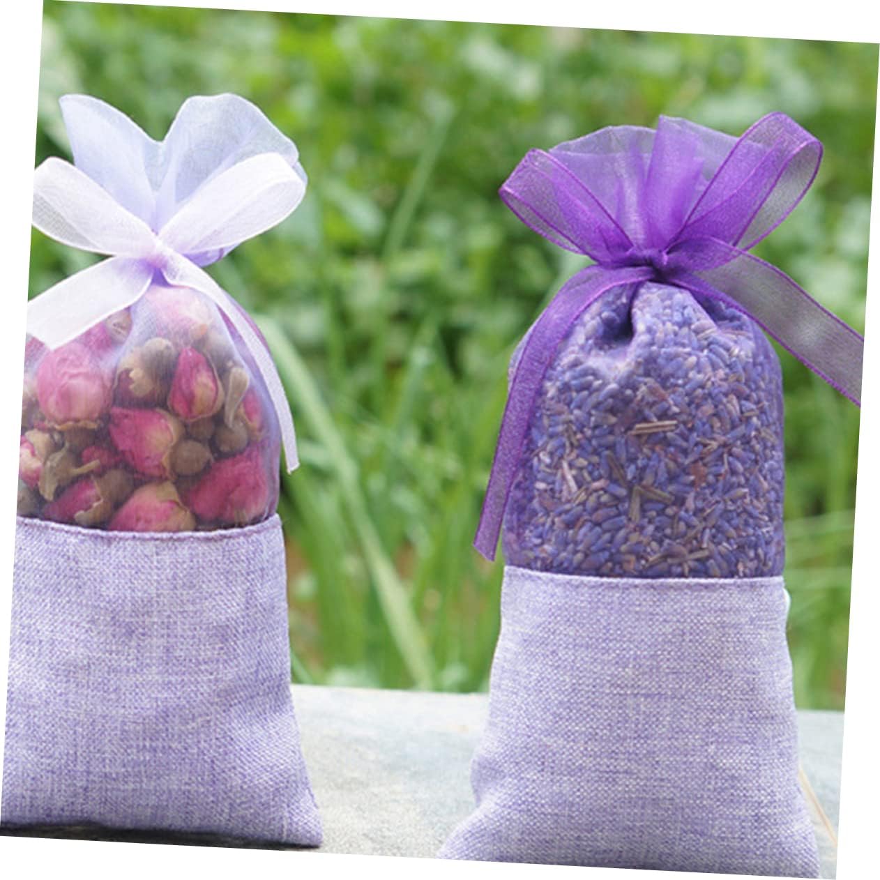 Nolitoy 24pcs Lavender Aromatic Air Fresh Sachet Pouches for Home