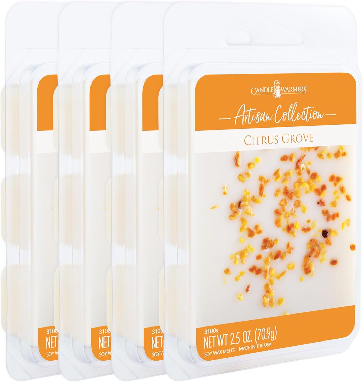 Citrus Grove Scented Candle Warmers 25oz 4-Pack