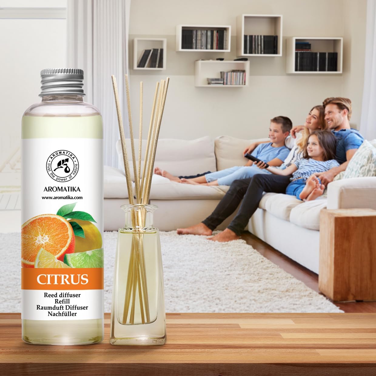 Citrus Aroma Reed Diffuser Refill 68 Fl Oz
