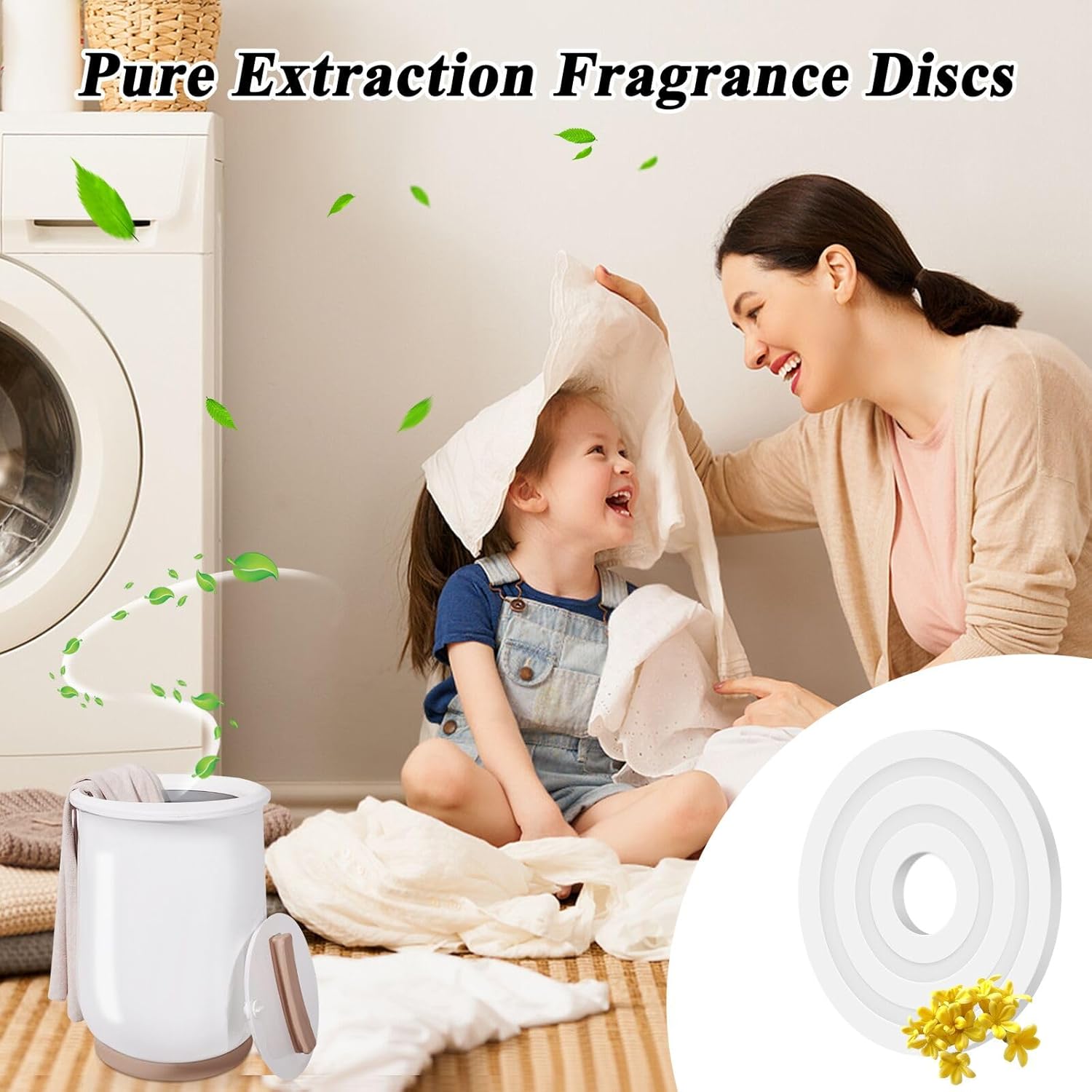 24PCS Fragrance Discs for Towel Warmers with 3 Ribbons 8 Favors
