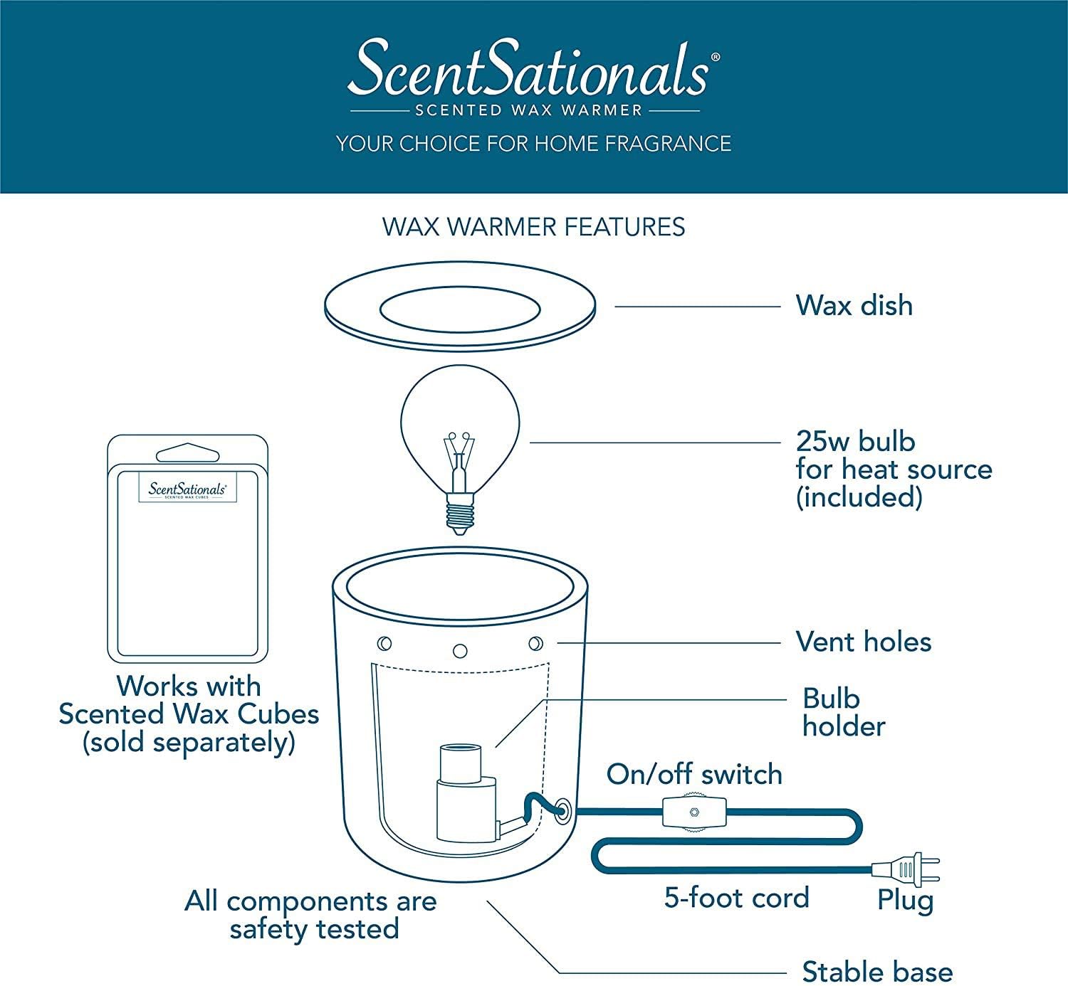 Scentsationals Wax Melt Warmer - Spring Collection