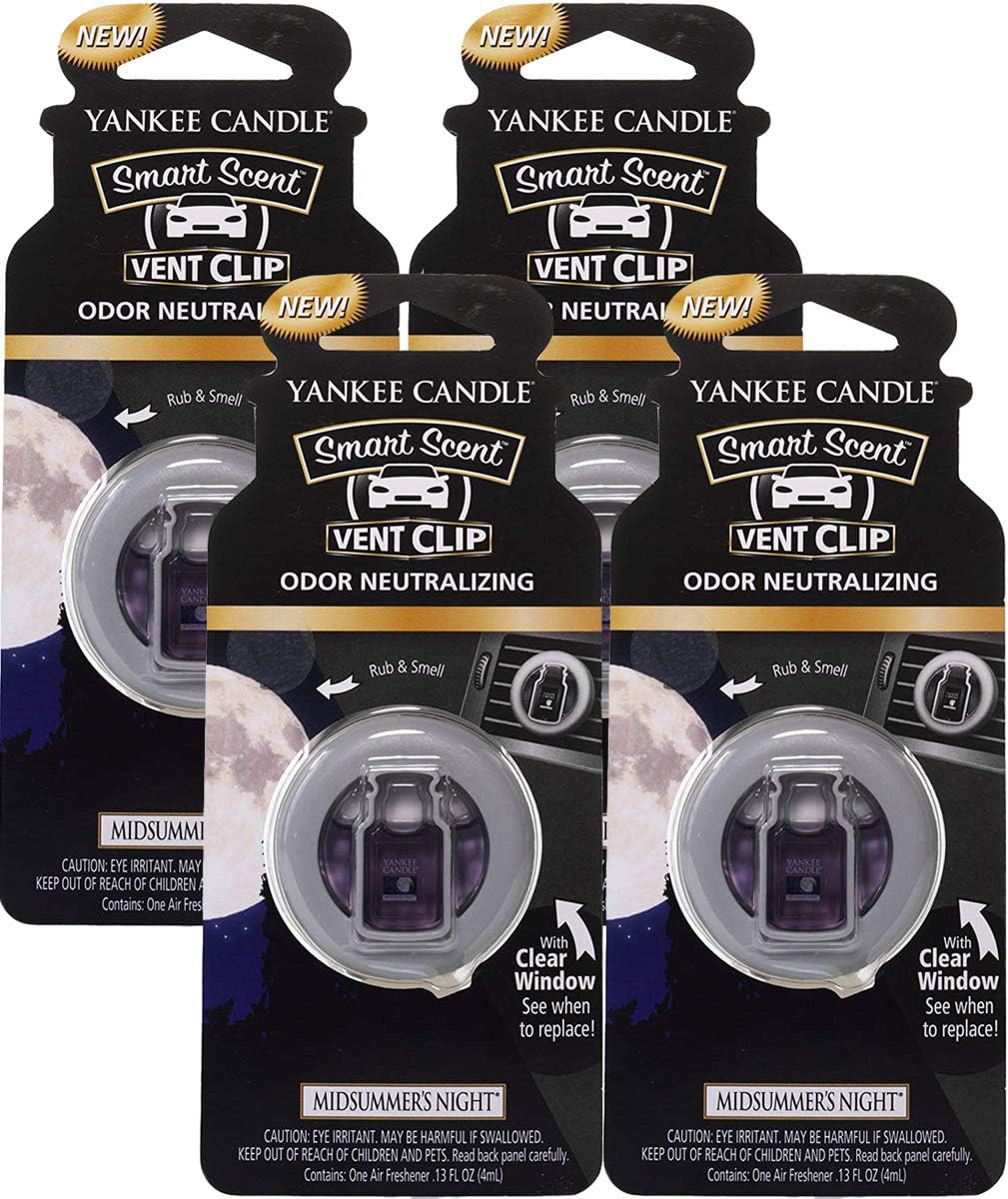 Yankee Candle Car Freshener Midsummers Night 4-Pack